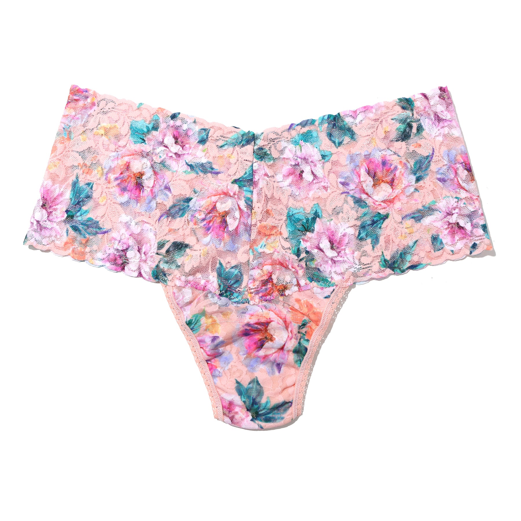  Hanky Panky Printed Lace Retro Rise Thong、mySite、justintrudeaud