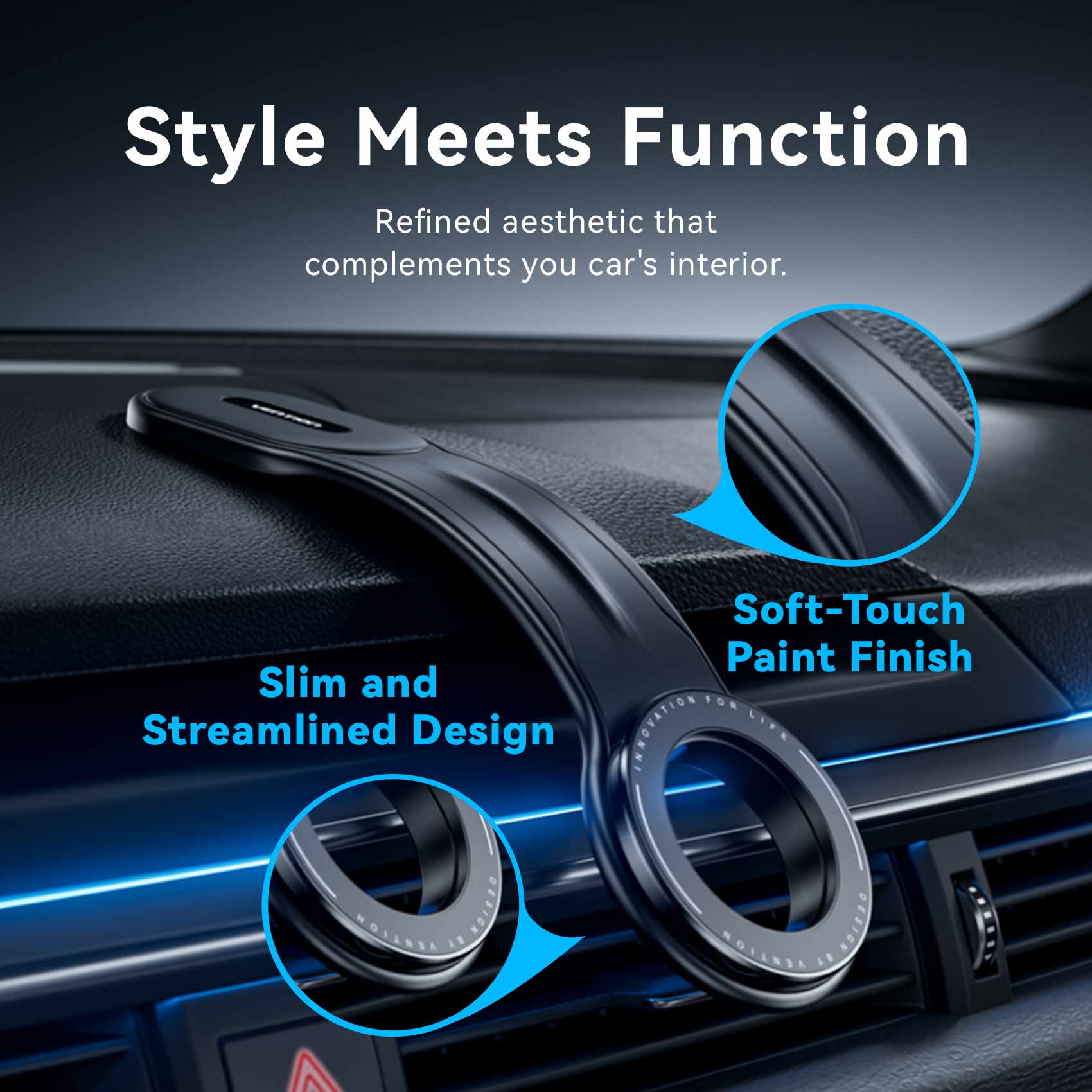 Vention Magnetic Car Phone Mount、mySite、fannypackpong