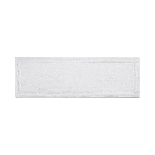 100% Cotton Tufted 3000 GSM Reversible Bath Rug White 24x72"、、eastwooduniform
