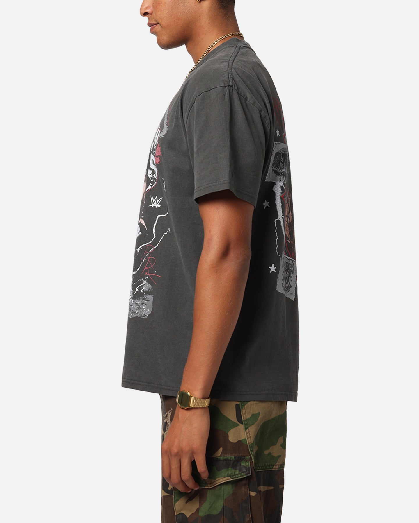 Culture Kings X WWE Roman Reigns Wrestlemania XLI Heavy T-Shirt Black Wash、mySite、zt4zffjzw