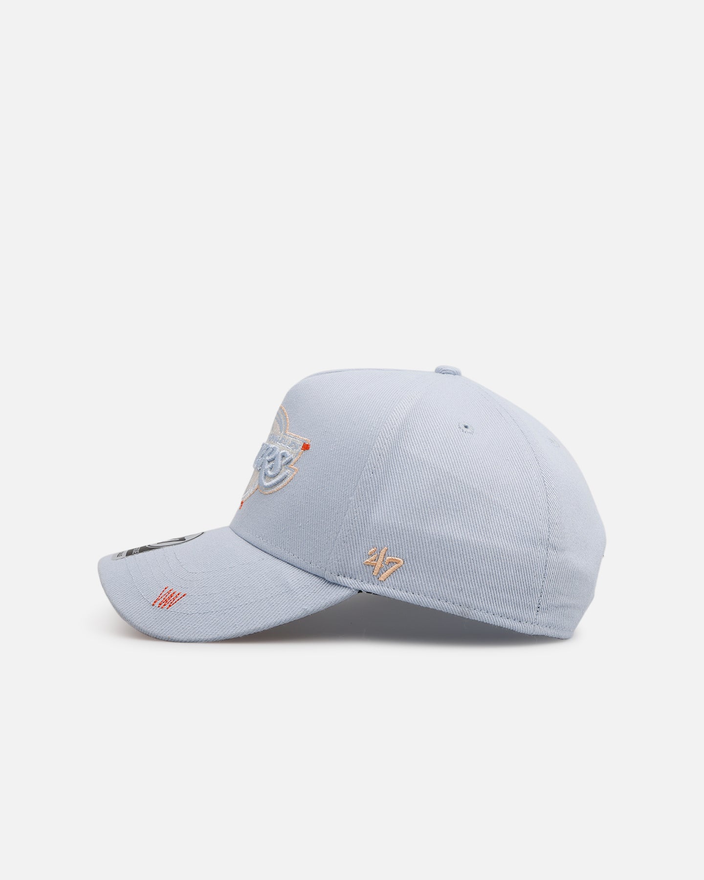 47 Brand Los Angeles Lakers 'Overstitch' 47 Offside Snapback Light Blue、mySite、zt4zffjzw