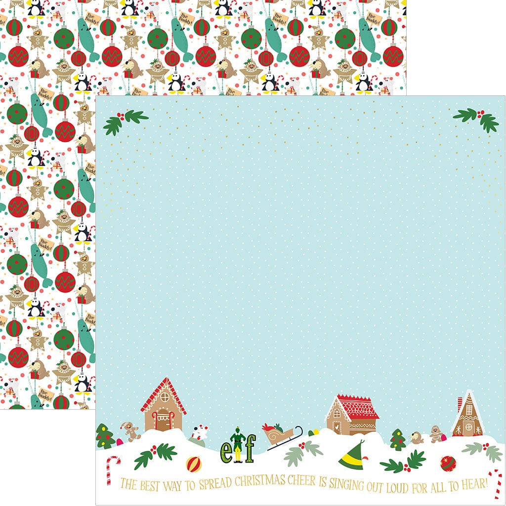  Scrapbook Paper - Elf - Spread Christmas Cheer、mySite、ghnorth