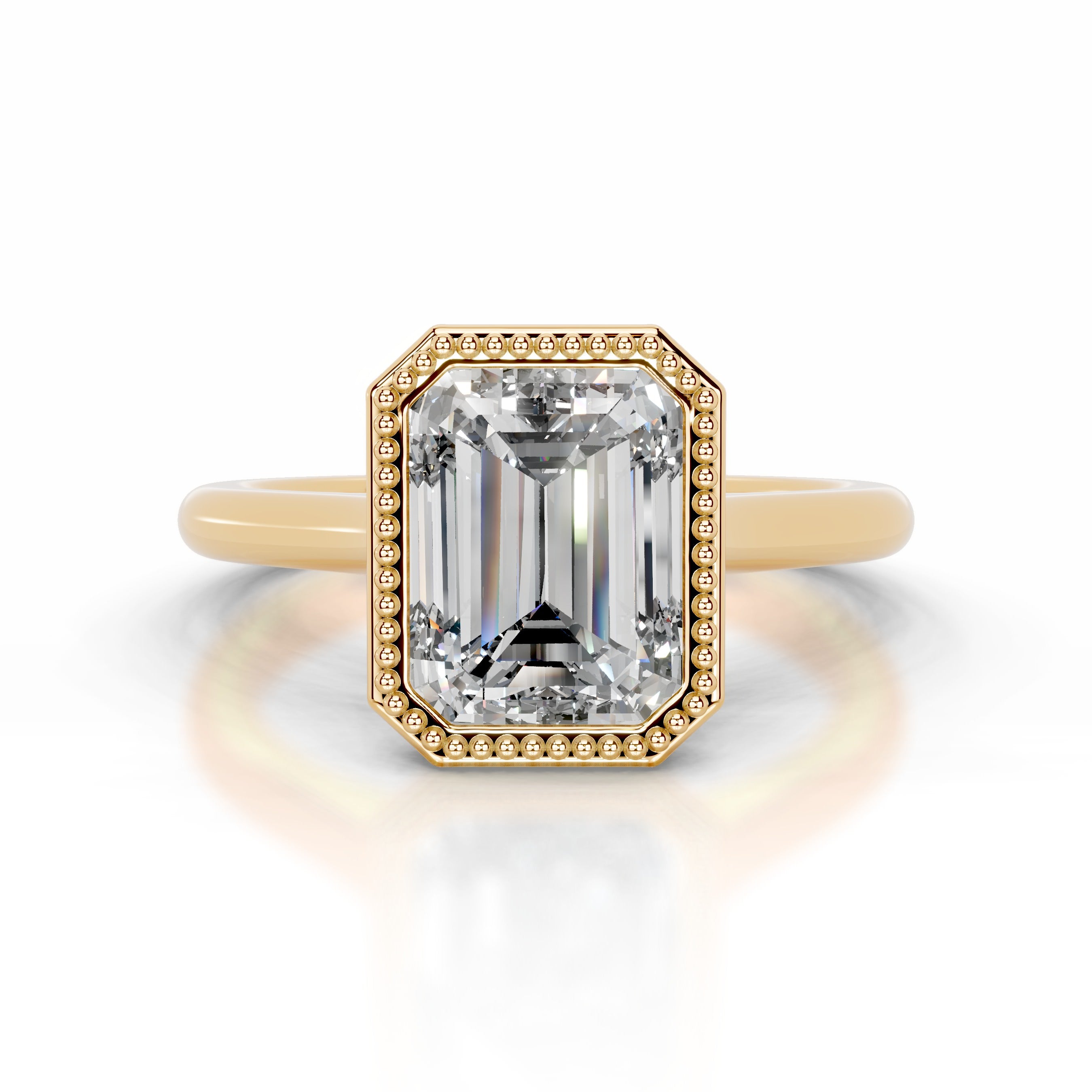 Eunice Diamond Engagement Ring - 18K Yellow Gold、mySite、hinf8tx79