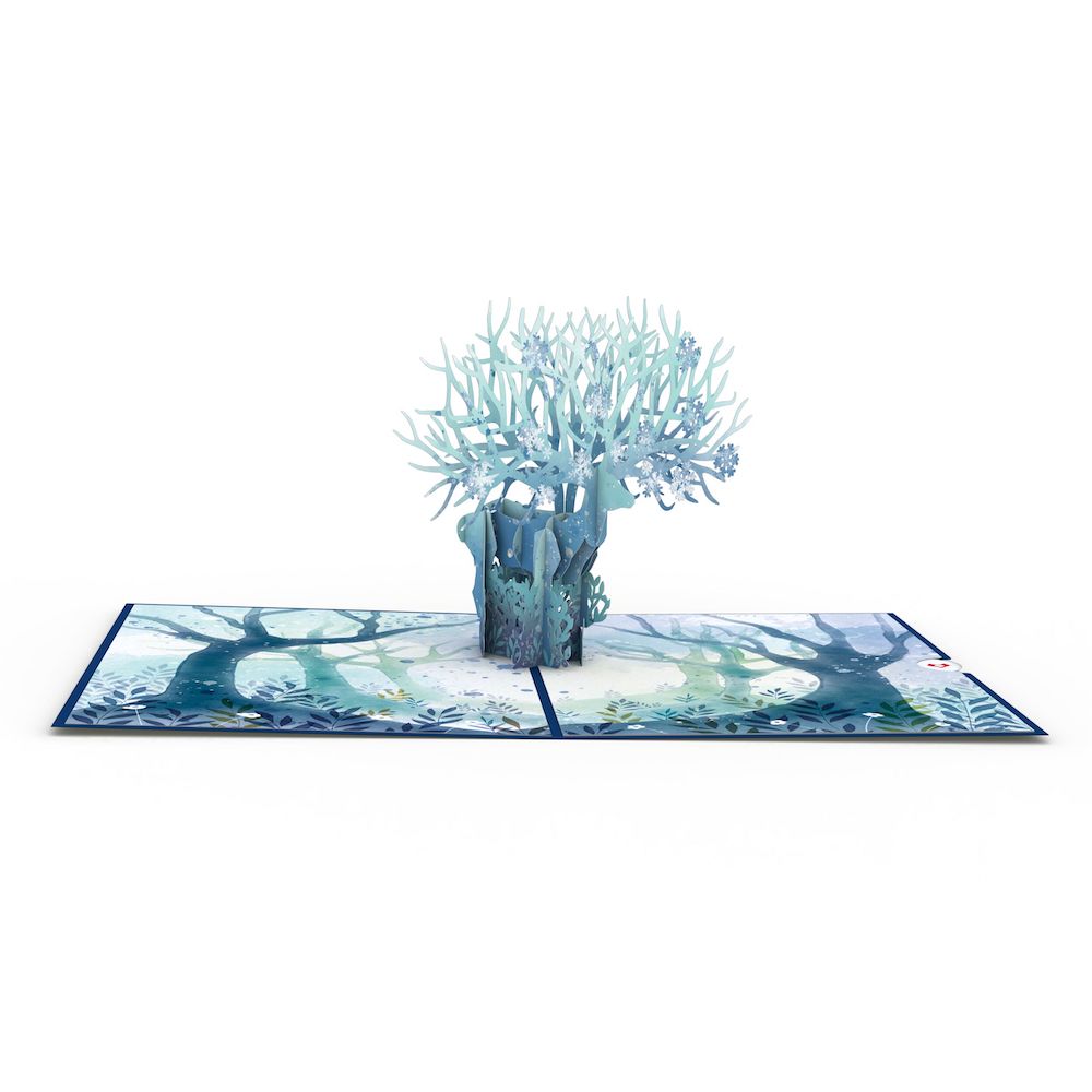 Winter Surreal Deer Pop-Up Card、mySite、solidvoid