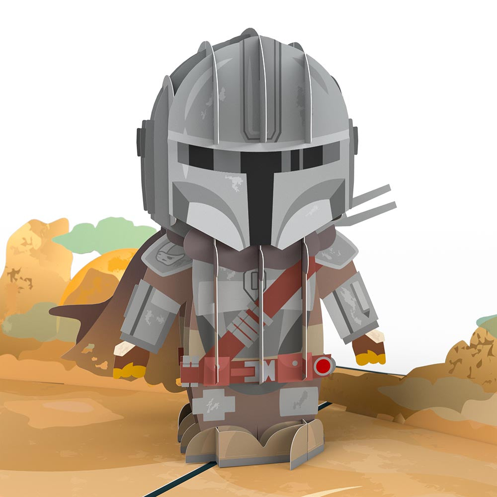 Star Wars™ The Mandalorian™ Legendary Warrior Birthday Pop-Up Card、mySite、solidvoid