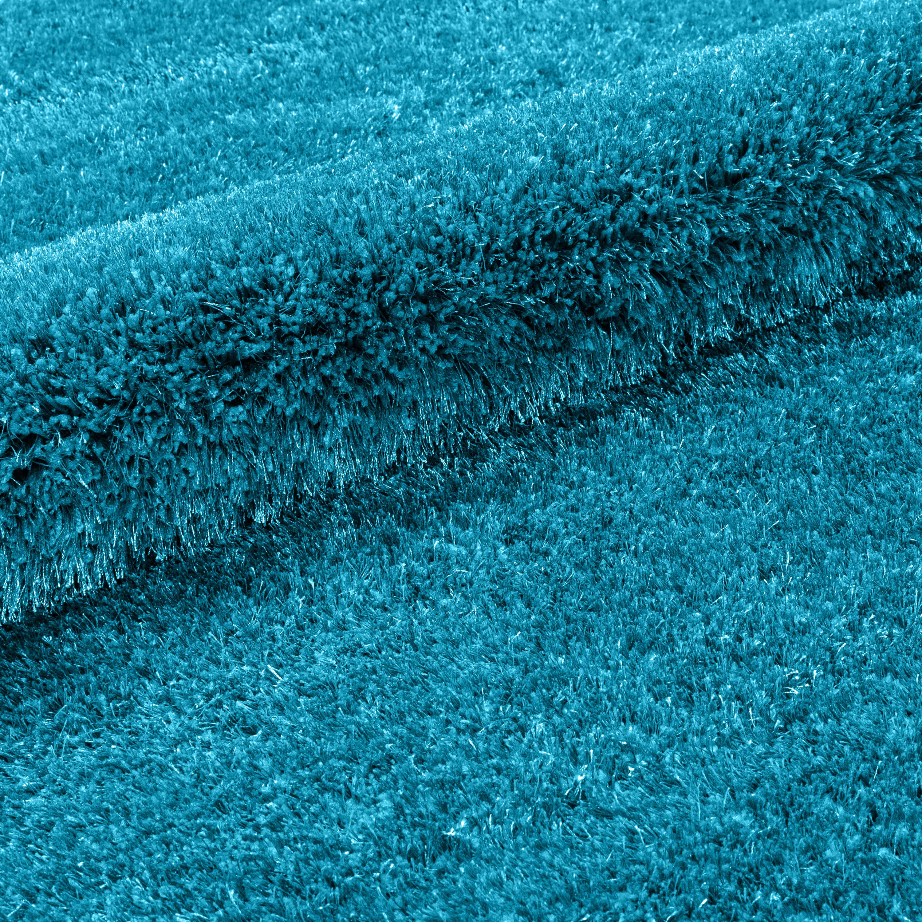 Feather Collection Liza Blue Shag Rug – Sparkly, Plush, Minimalist Glam、mySite、gigharbornorthrealestate