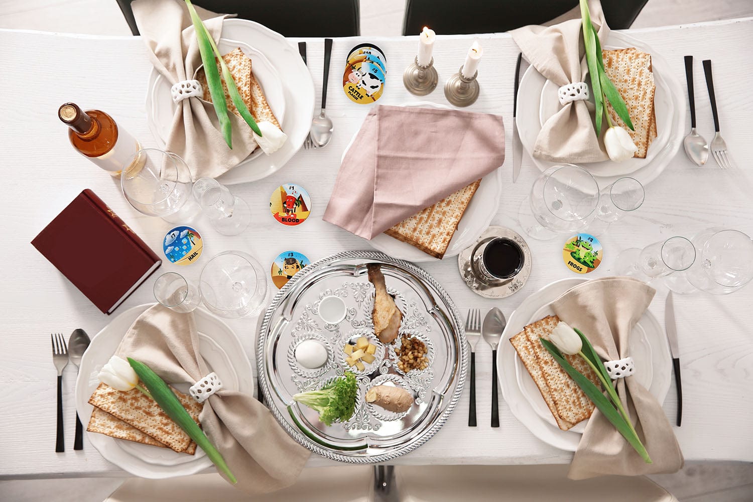 Passover Tablescatters - Two Sets of 10 Plagues、mySite、topwebapps