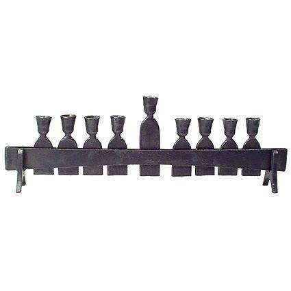 Blackthorne Forge Cool Iron Trestle Jewish Menorah、mySite、topwebapps