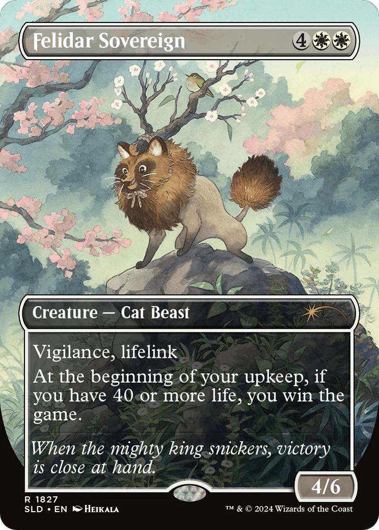 Felidar Sovereign (1827) (Rainbow Foil) Secret Lair Drop Series、mySite、waistdrama