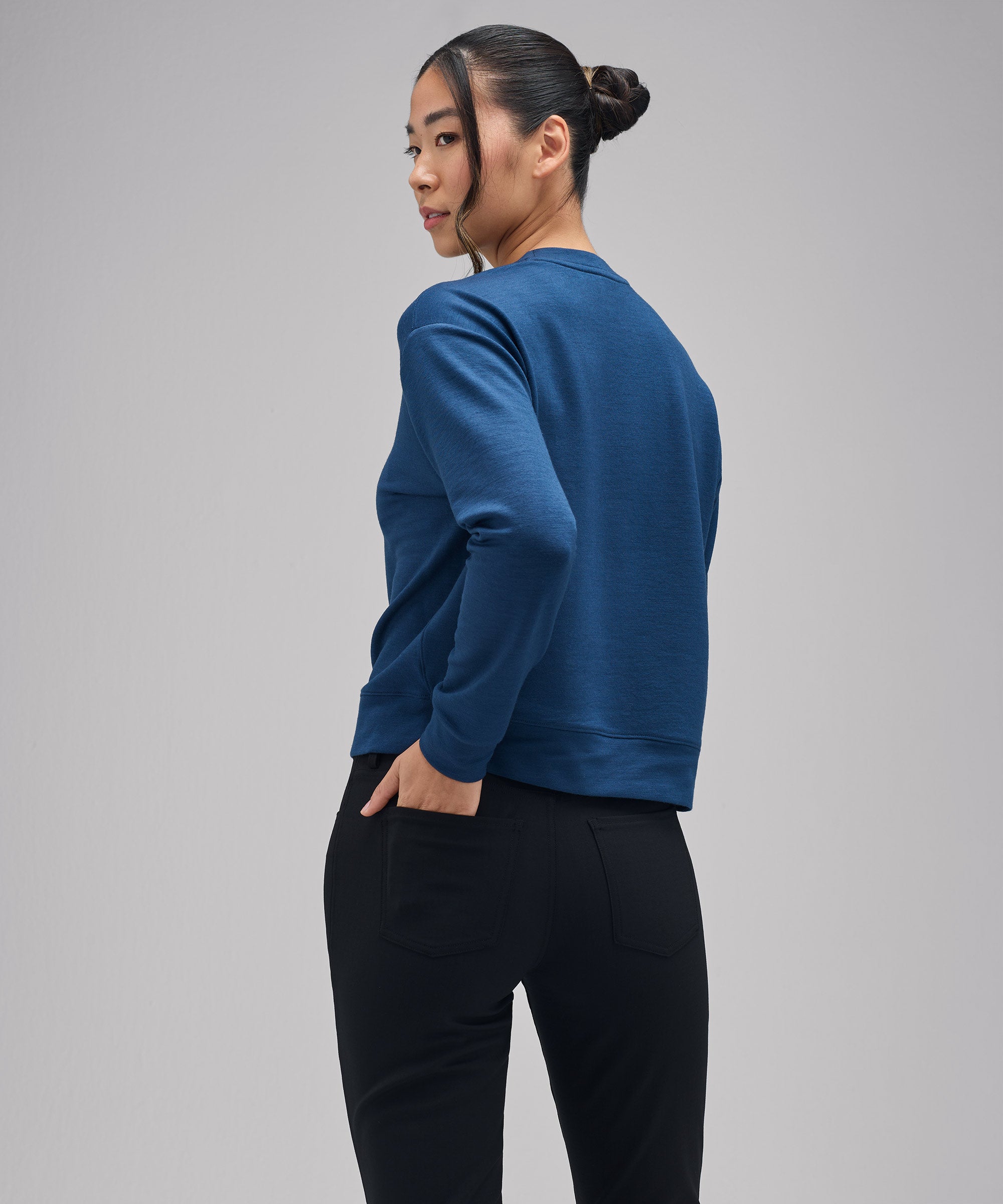 Women's Merino Boxy Sweatshirt、mySite、noshort