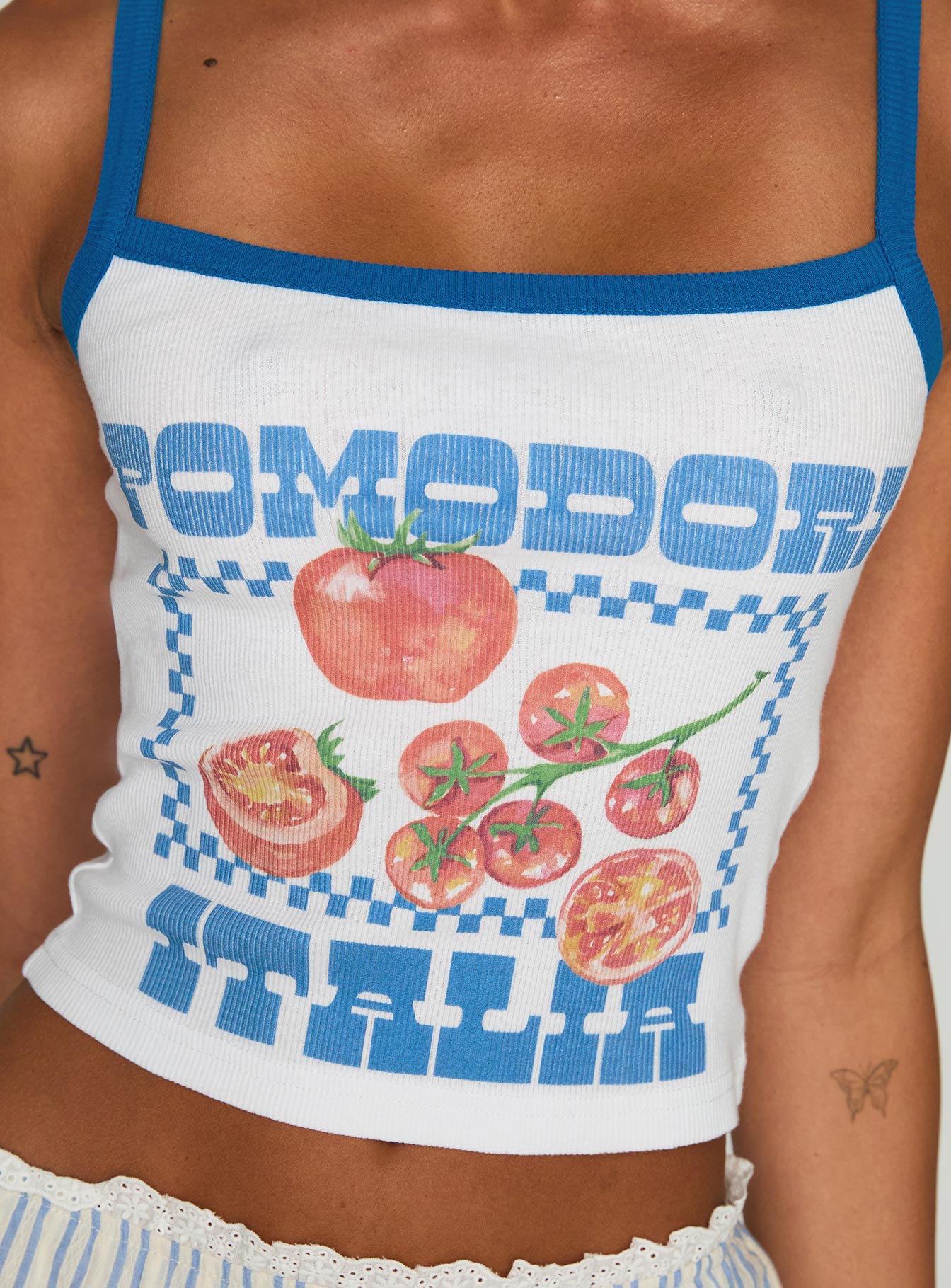 Pomodori Italia Graphic Tank White、mySite、solidvoid