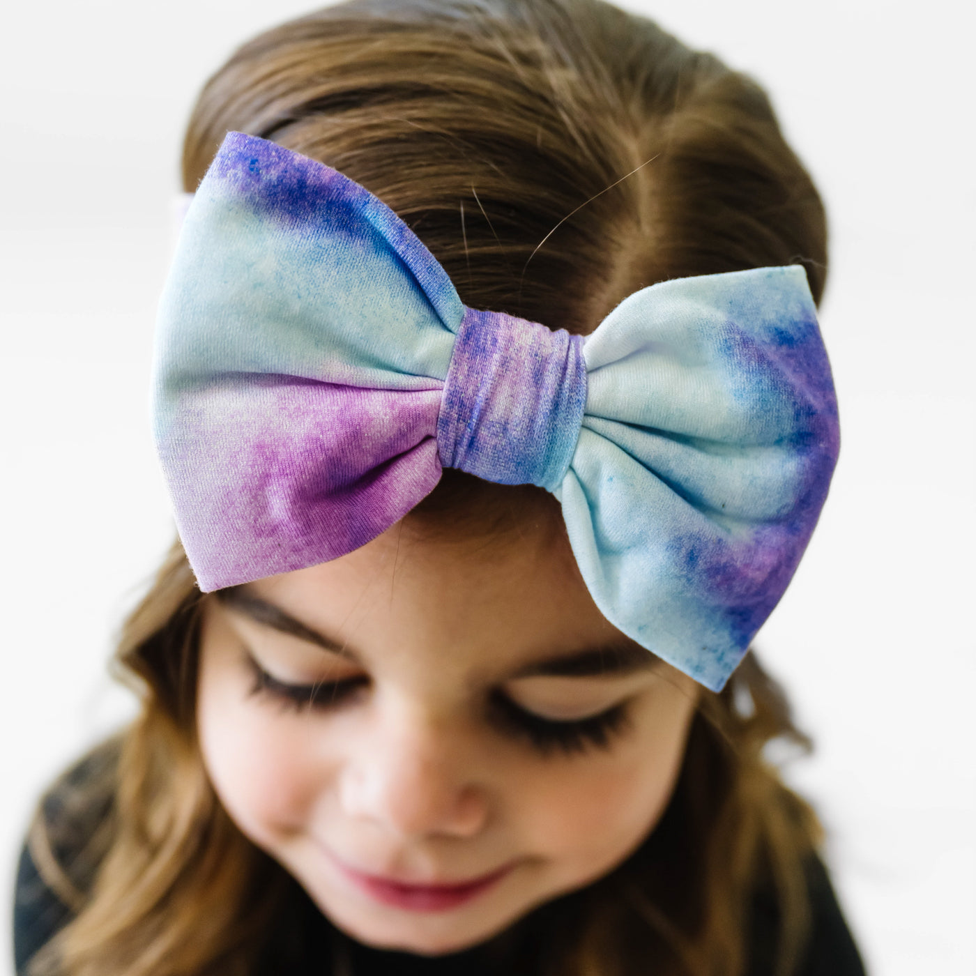 Purple Watercolor Luxe Bow Headband、mySite、layawaytickets