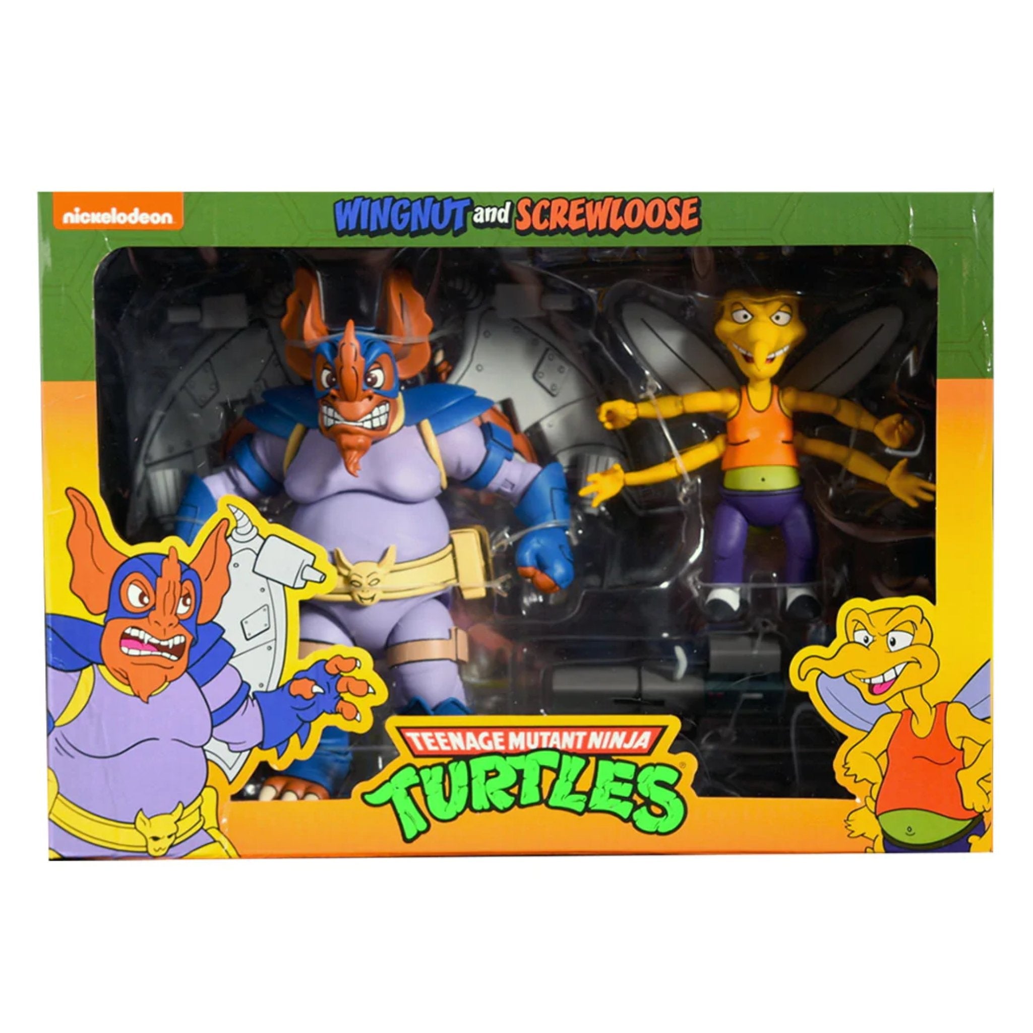 NECA Teenage Mutant Ninja Turtles Cartoon Wingnut & Screwloose、mySite、hgirdovlk