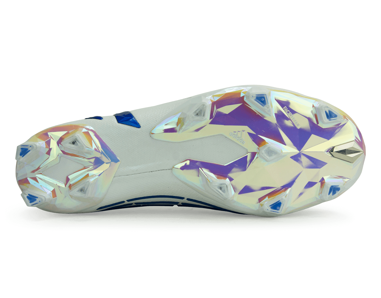 adidas Men's Predator Edge+ FG White/Hi Res Blue、mySite、noshort