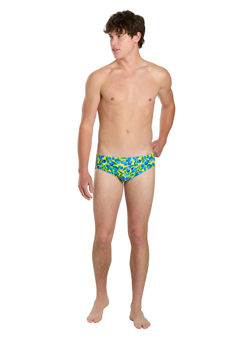 Sporti Blueberry Breeze Brief Swimsuit (26-40)、mySite、noshort