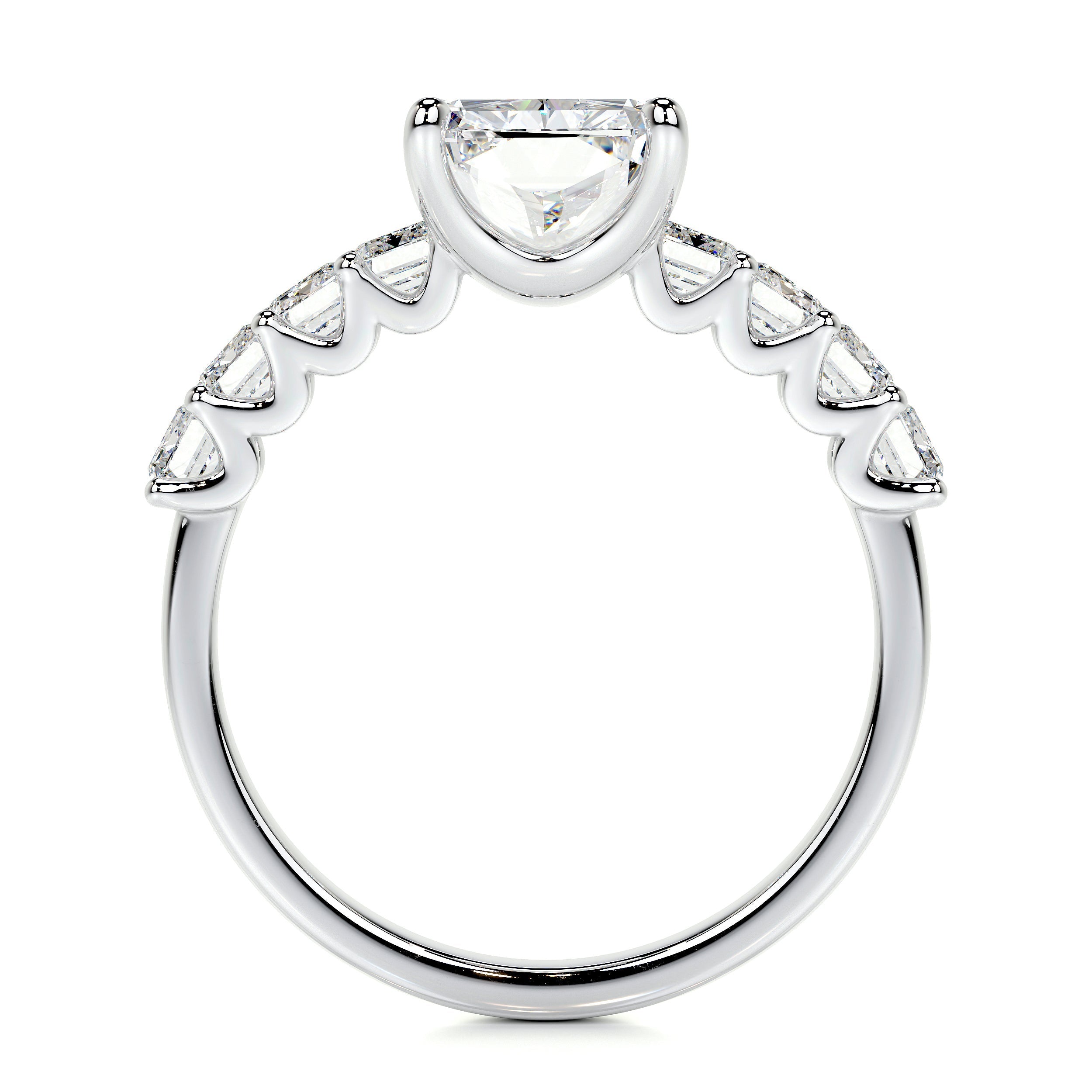 Arabella Lab Grown Diamond Ring -18K White Gold、mySite、hinf8tx79