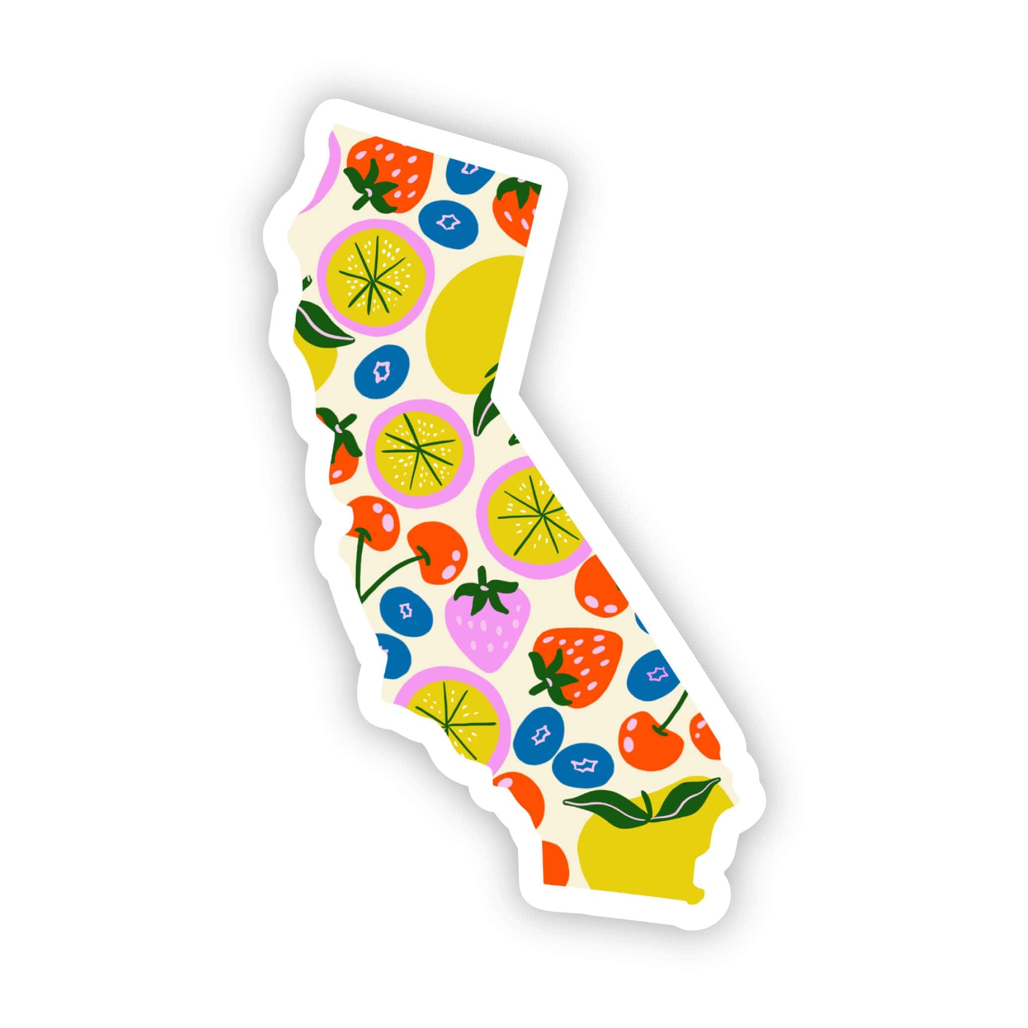  California Sticker - Cute Fruits、mySite、ghnorth