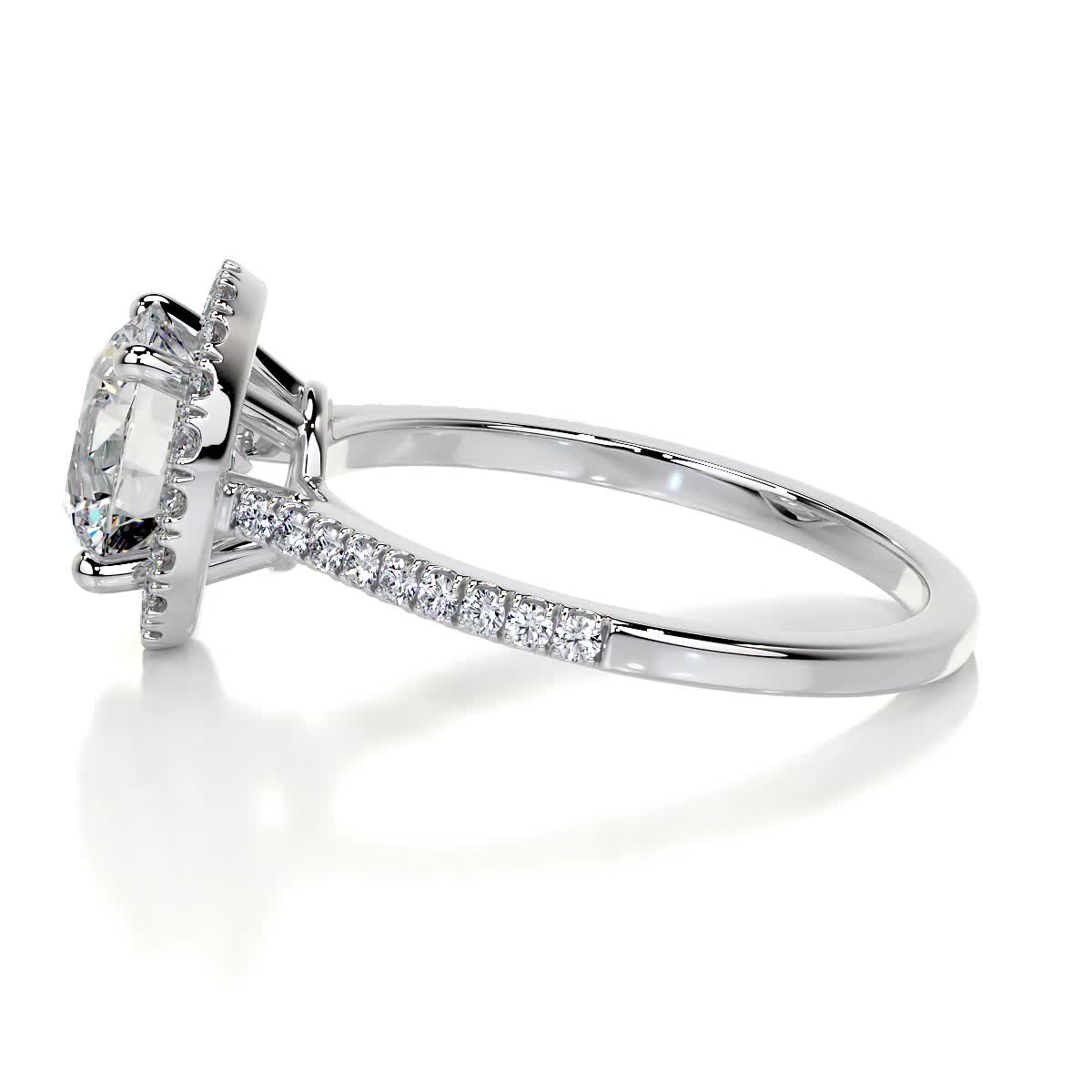 Layla Moissanite & Diamond Ring -Platinum、mySite、hinf8tx79