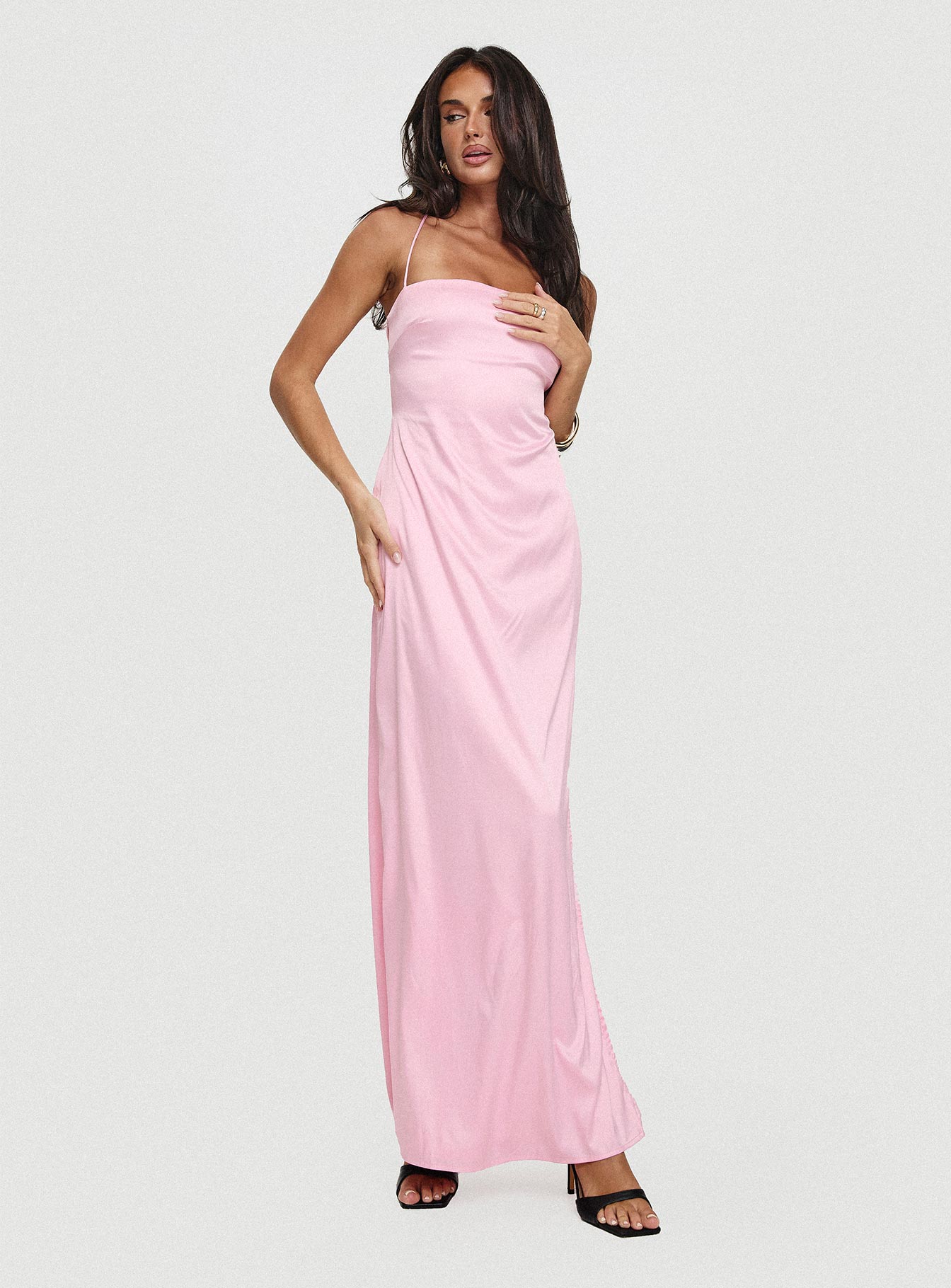 Roselyn Maxi Dress Pink、mySite、solidvoid