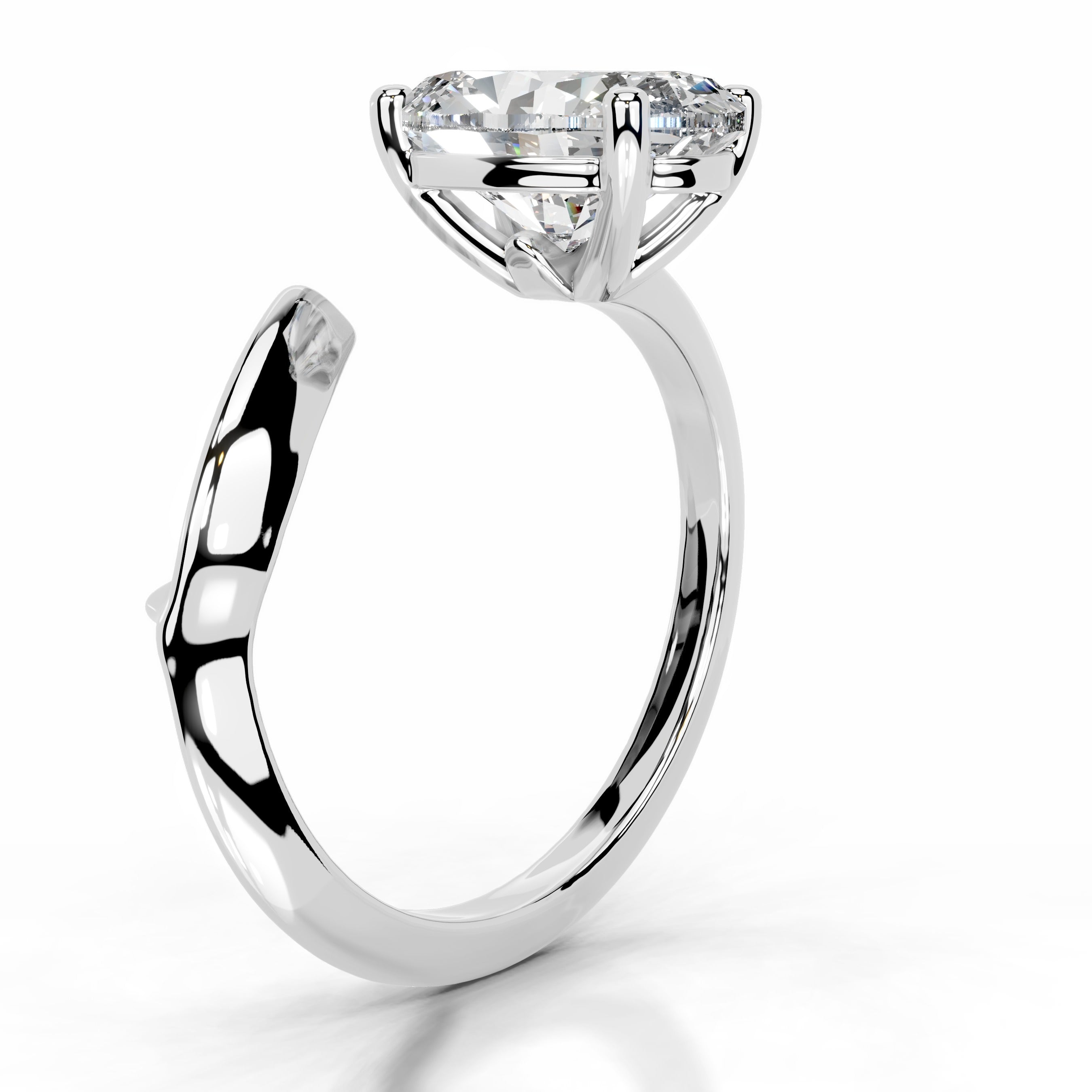 Diamond Delicacy Lab Grown Diamond Ring - 14K White Gold、mySite、hinf8tx79