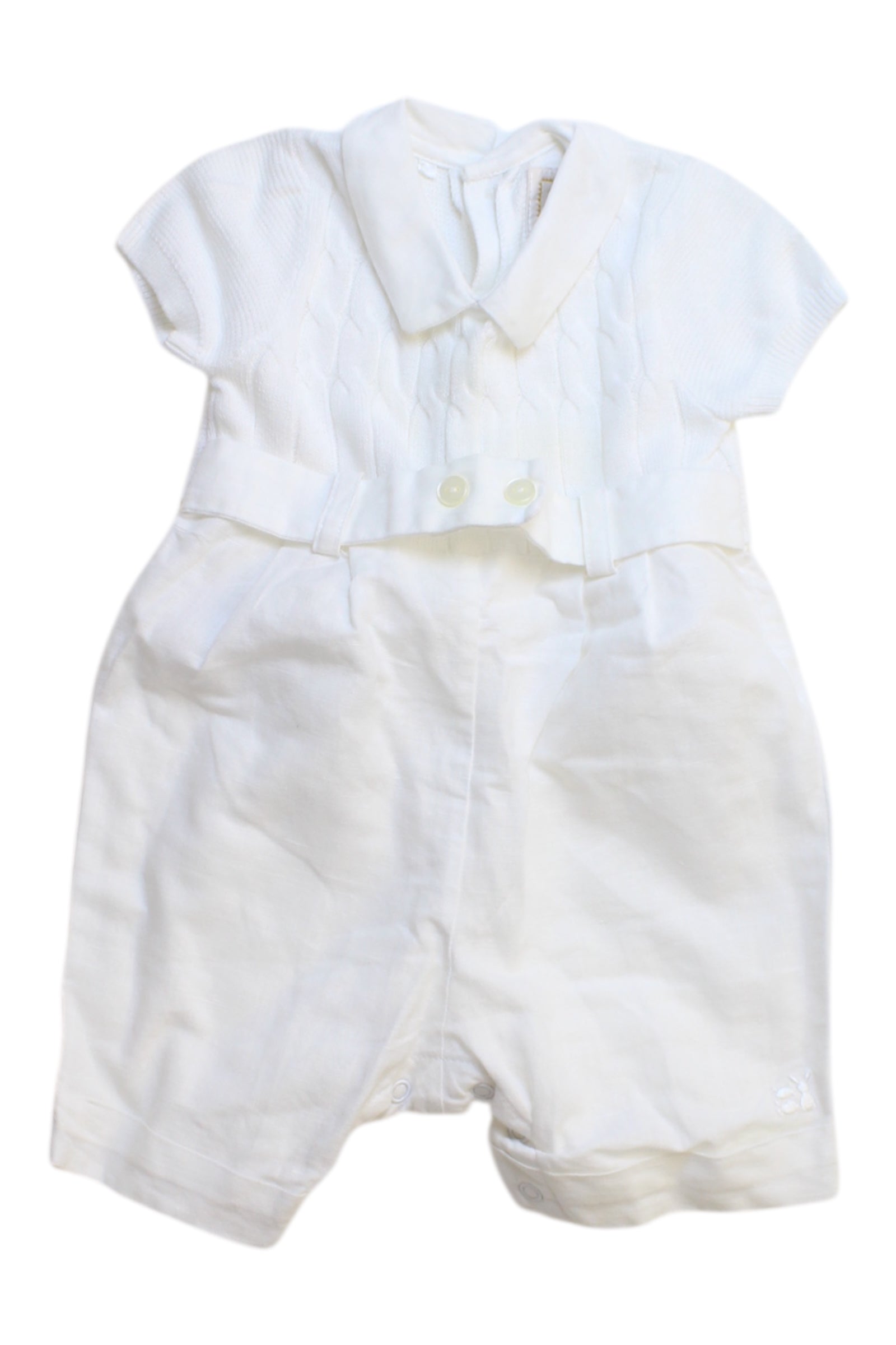 Emile Et Rose Short Sleeve Romper 0-3M、mySite、g9winljtr