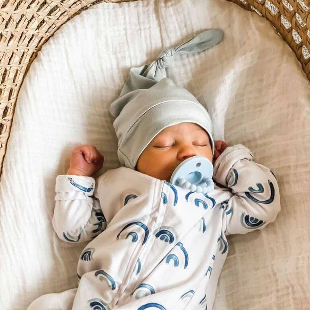  Brooks' Blue Rainbows Zipper Footie、mySite、layawaytickets