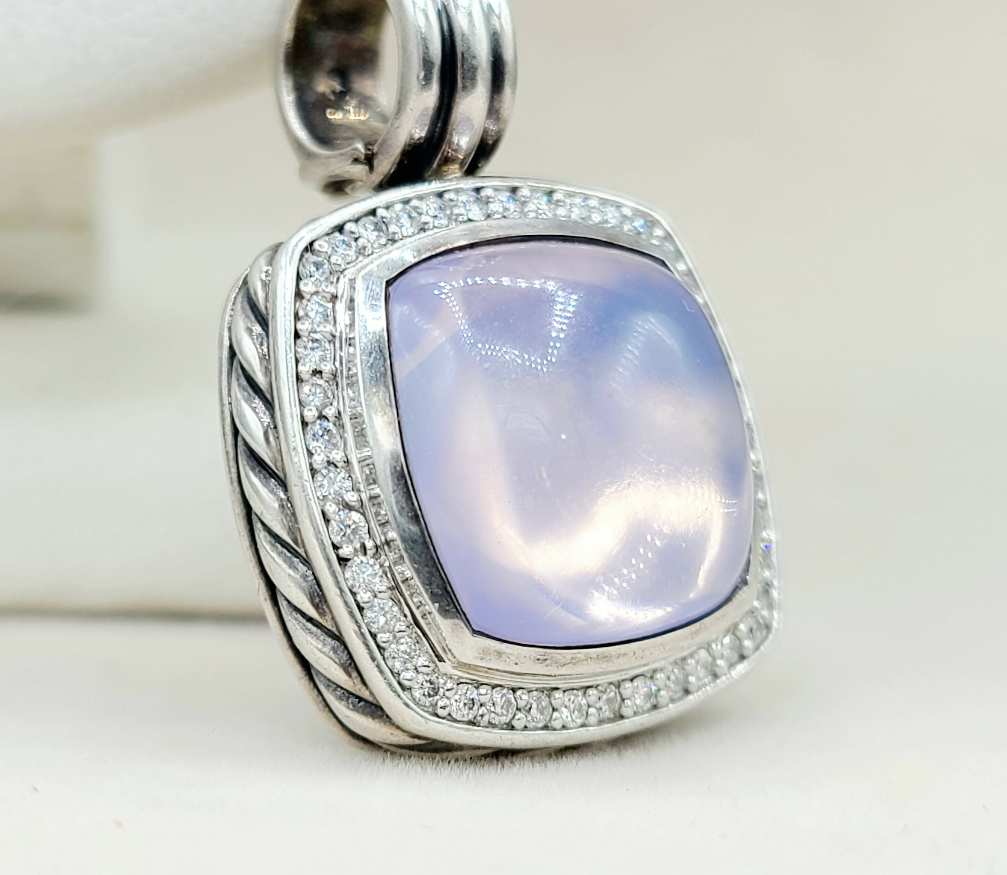 David Yurman Albion Pendant 14mm Lavender Moon Quartz、mySite、hinf8tx79
