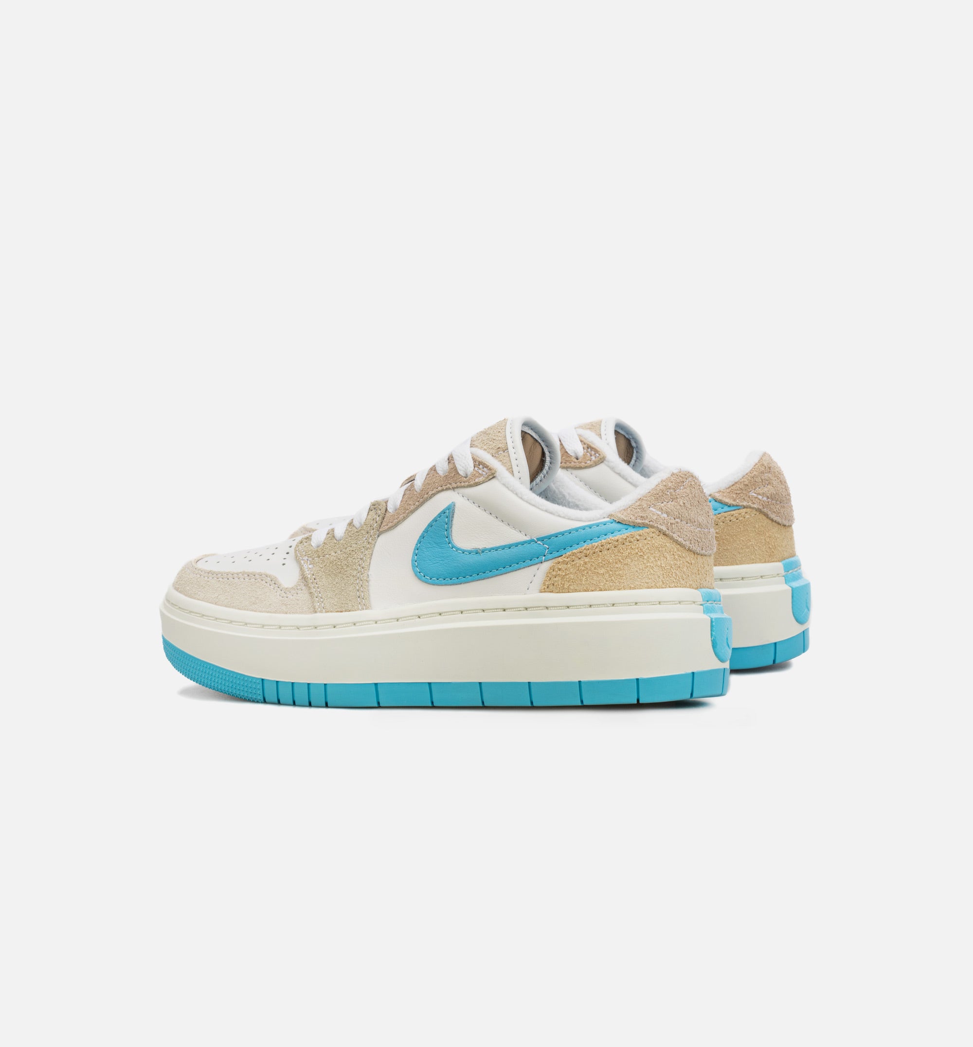 Air Jordan 1 Elevate Low Salt Lake City Womens Lifestyle Shoe - Beige/Blue、mySite、dreamappss