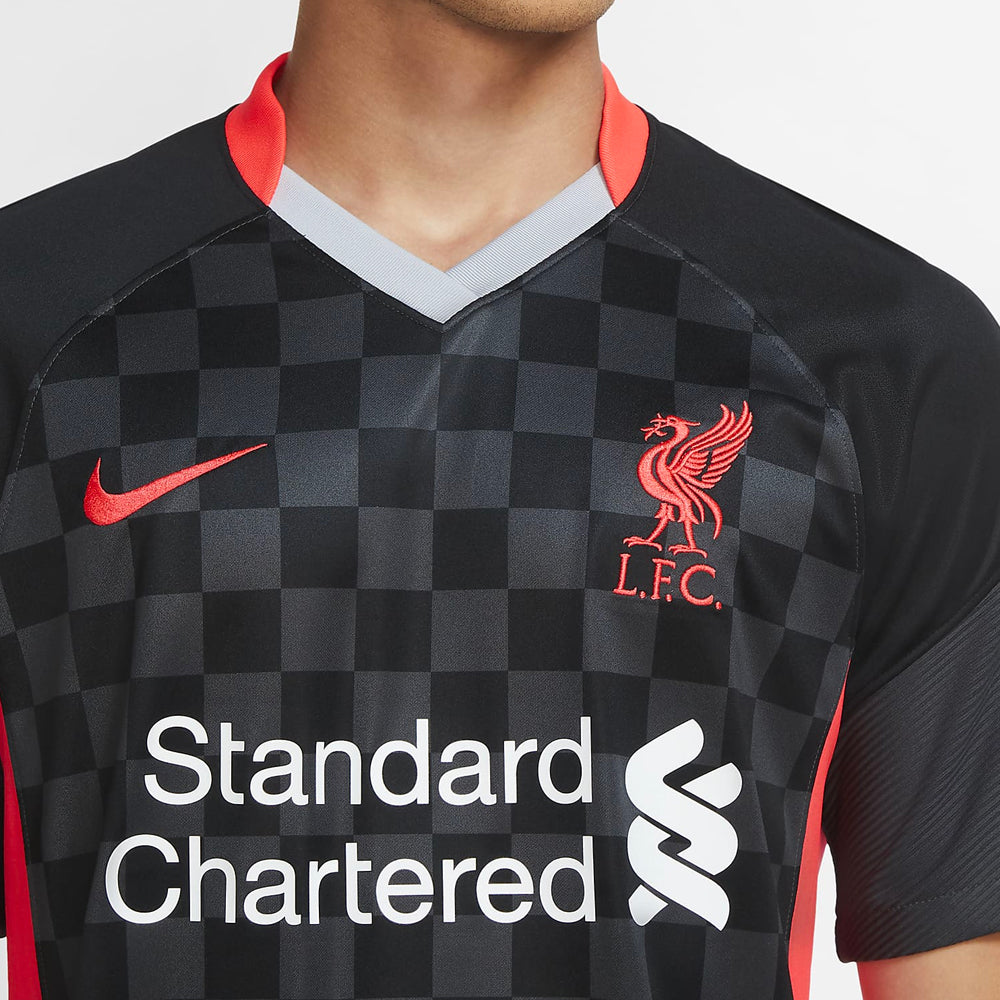 Nike Men's Liverpool 20/21 Third Jersey Anthracite/Black/Laser Crimson、mySite、bottomscart