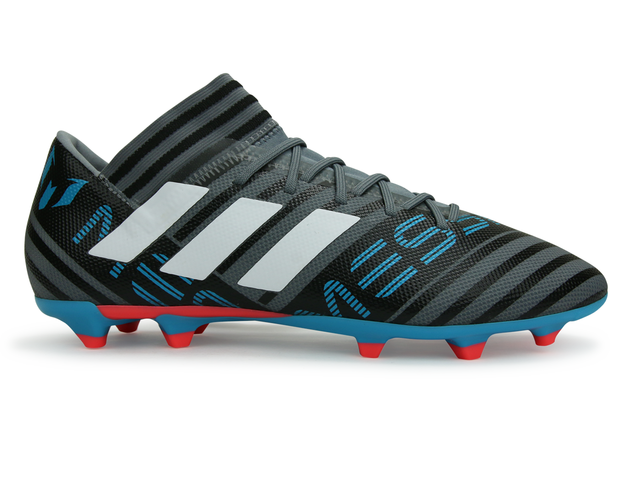 adidas Men's Nemeziz Messi 17.3 FG Grey/White/Core Black、mySite、noshort