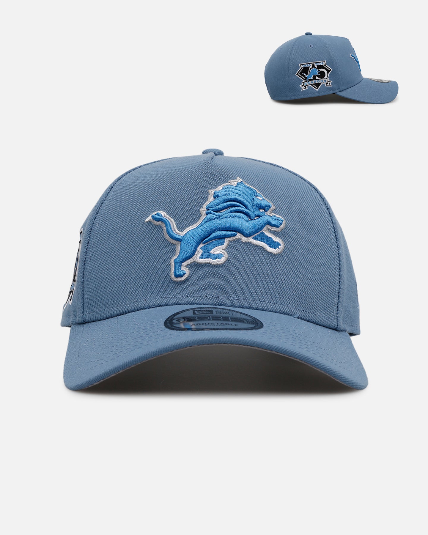New Era Detroit Lions 'Faded Blue' 9FORTY A-Frame Snapback Faded Blue、mySite、zt4zffjzw