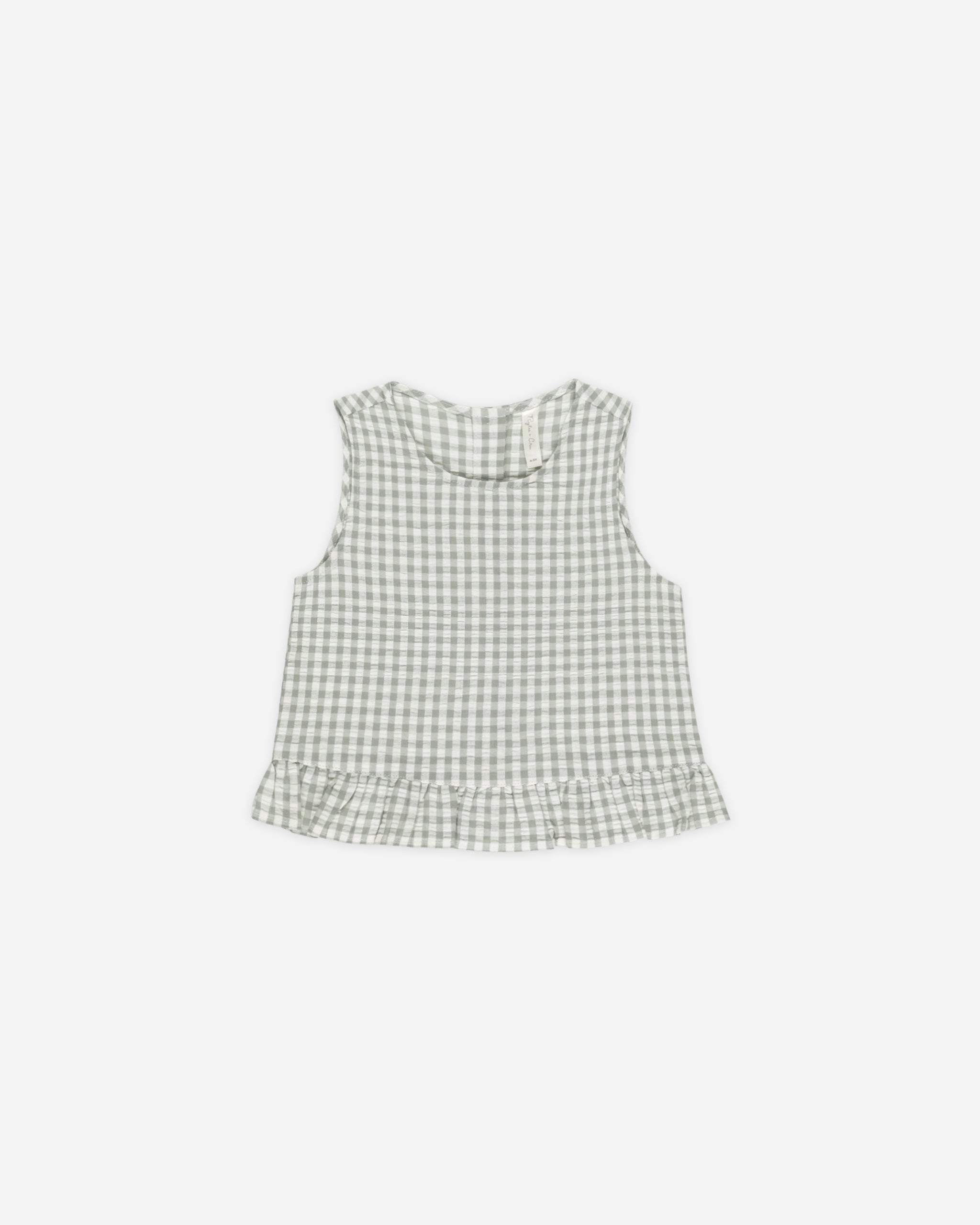  Oceanside Top || Eucalyptus Gingham、mySite、layawaytickets