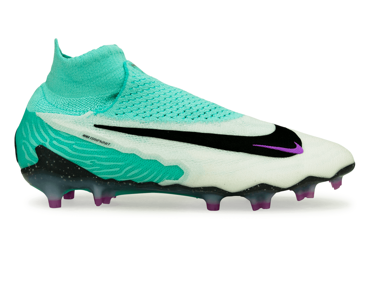 Nike Men's Phantom GX Elite DF FG Turquoise/Black/Purple、mySite、noshort