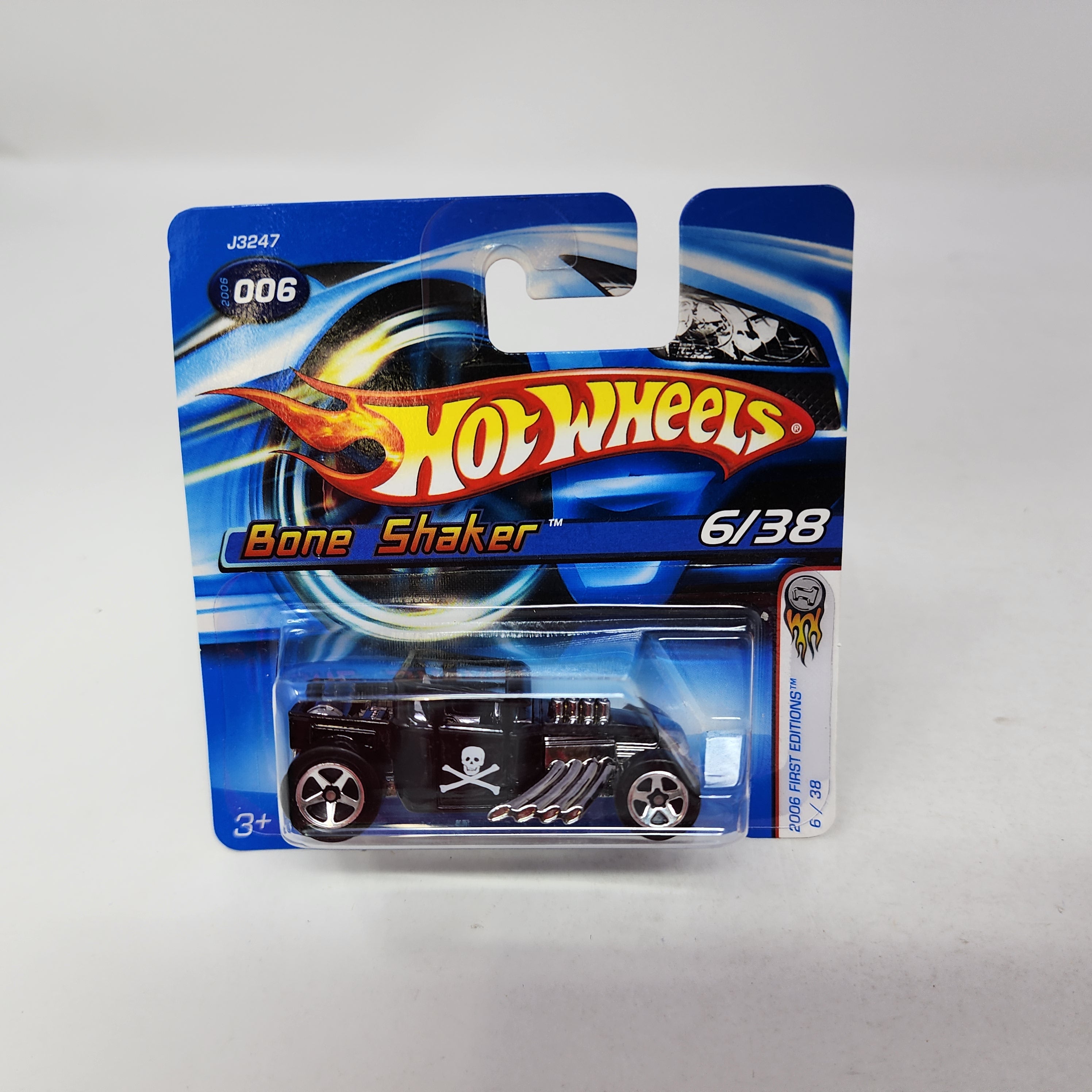 Short Card * Bone Shaker #6 * Black * Hot Wheels 2006、mySite、hgirdovlk