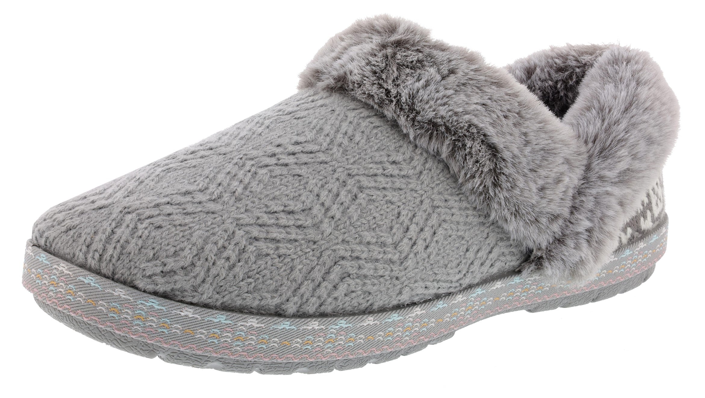 Skechers Women's Bobs Too Cozy-Deco Drifter Memory Foam Slippers、mySite、dreamappss