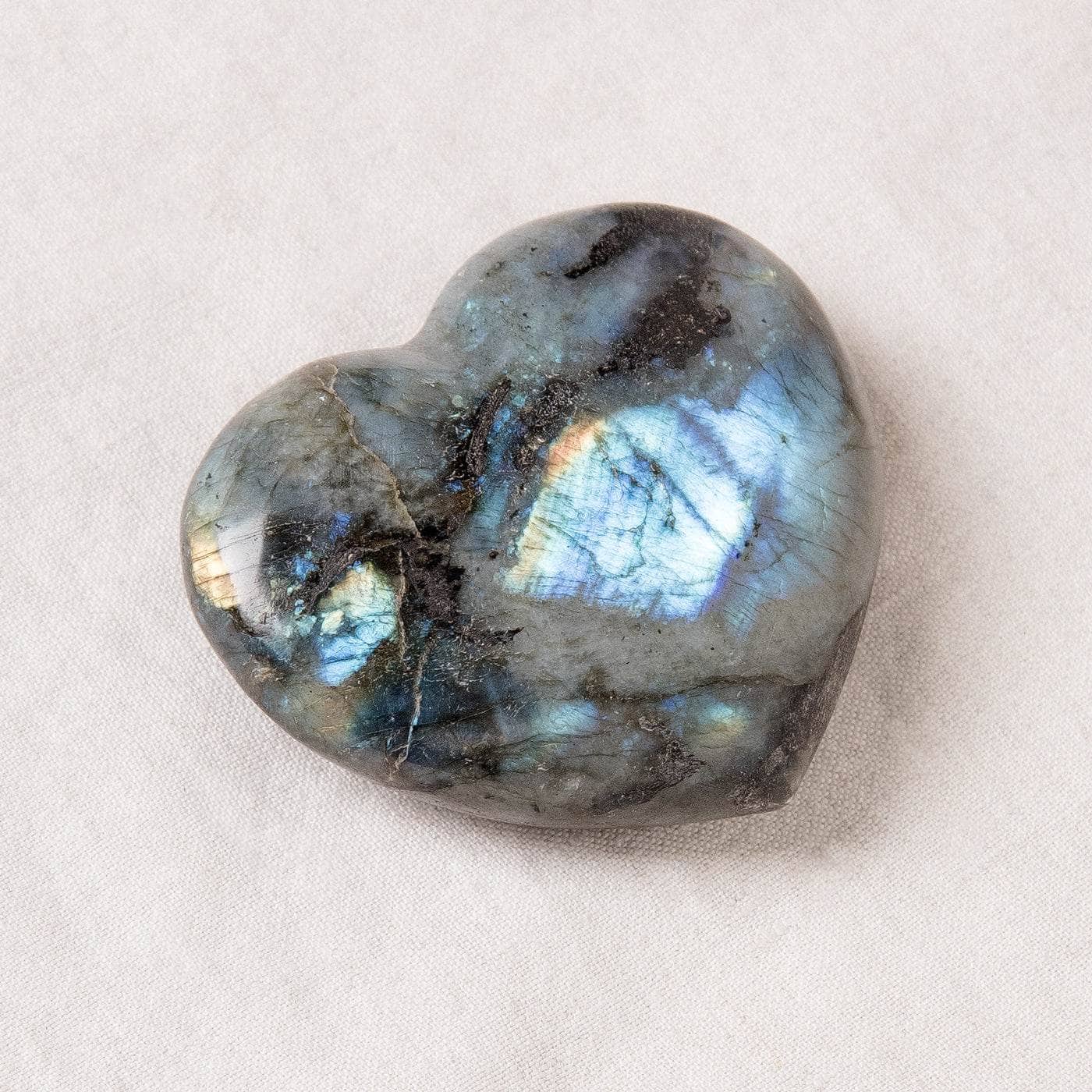 Labradorite Blue Flame Hearts - AAA Premium Quality、mySite、hinf8tx79