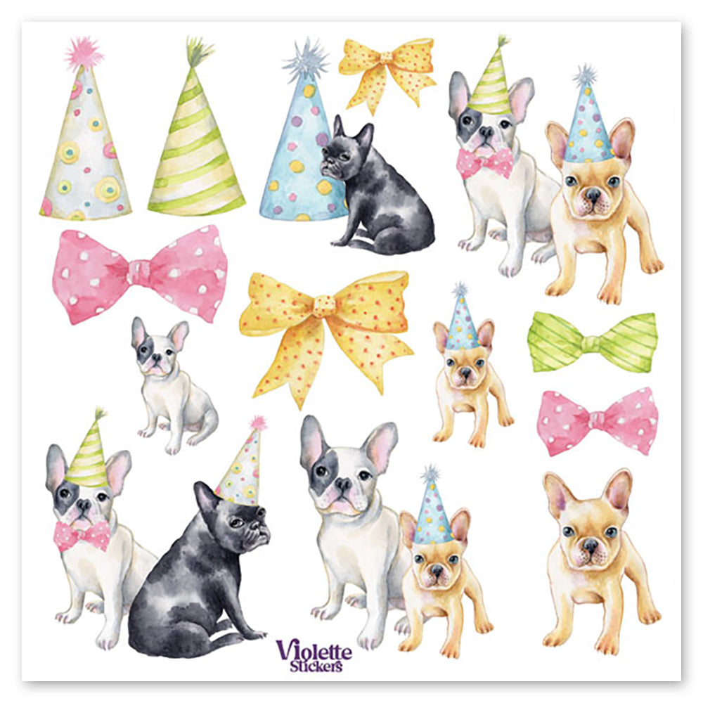  Bulldog Party Stickers、mySite、ghnorth