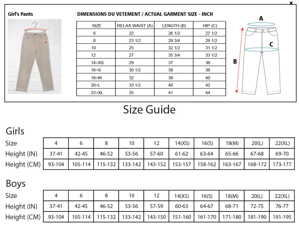 CDNIS Girl's Pants、mySite、g9winljtr