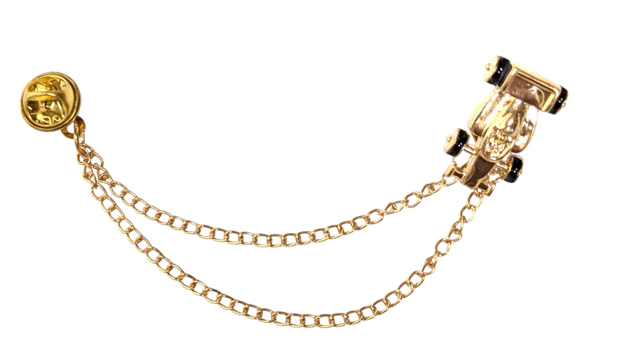 Dupsie's Vali Golden Grand Prix vintage lapel Brooch pin DPLPGP41、mySite、solidvoid