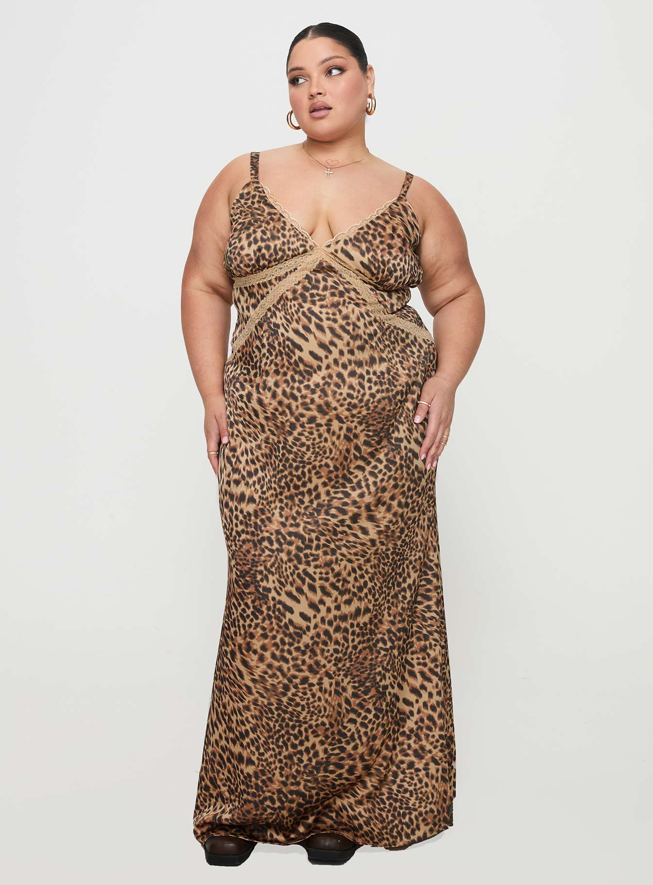 Sanctuary Maxi Dress Leopard Curve、mySite、solidvoid