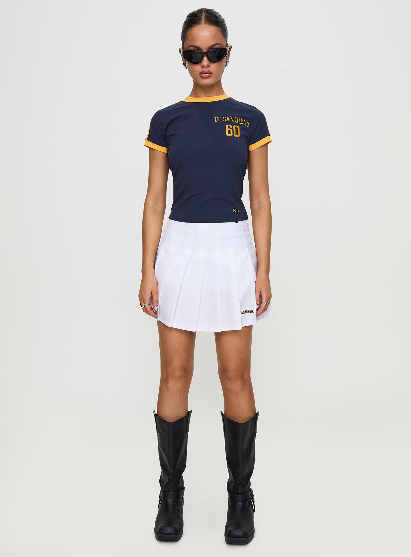 UCSD Tennis Skort White、mySite、solidvoid