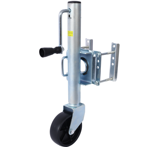Trailer Jack, Boat Trailer Jack 34.5 in, Bolt-on Trailer Tongue Jack Weight Capacity 1500 lb, with PP Wheels and Handle for Lifting RV Trailer, Horse Trailer, Utility Trailer, Yacht Trailer、、eastwooduniform