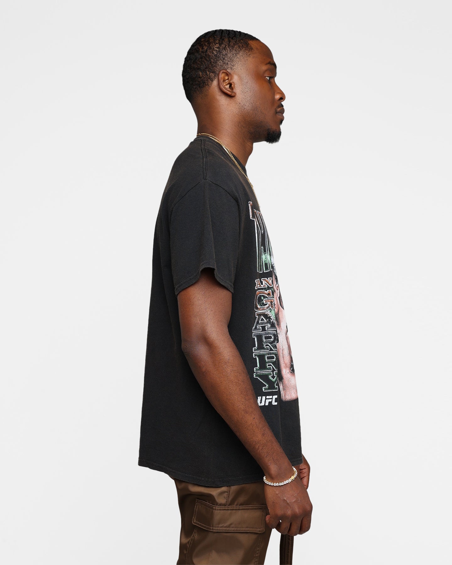 UFC By Goat Crew Ian Machado Garry The Future T-Shirt Black Wash、mySite、zt4zffjzw