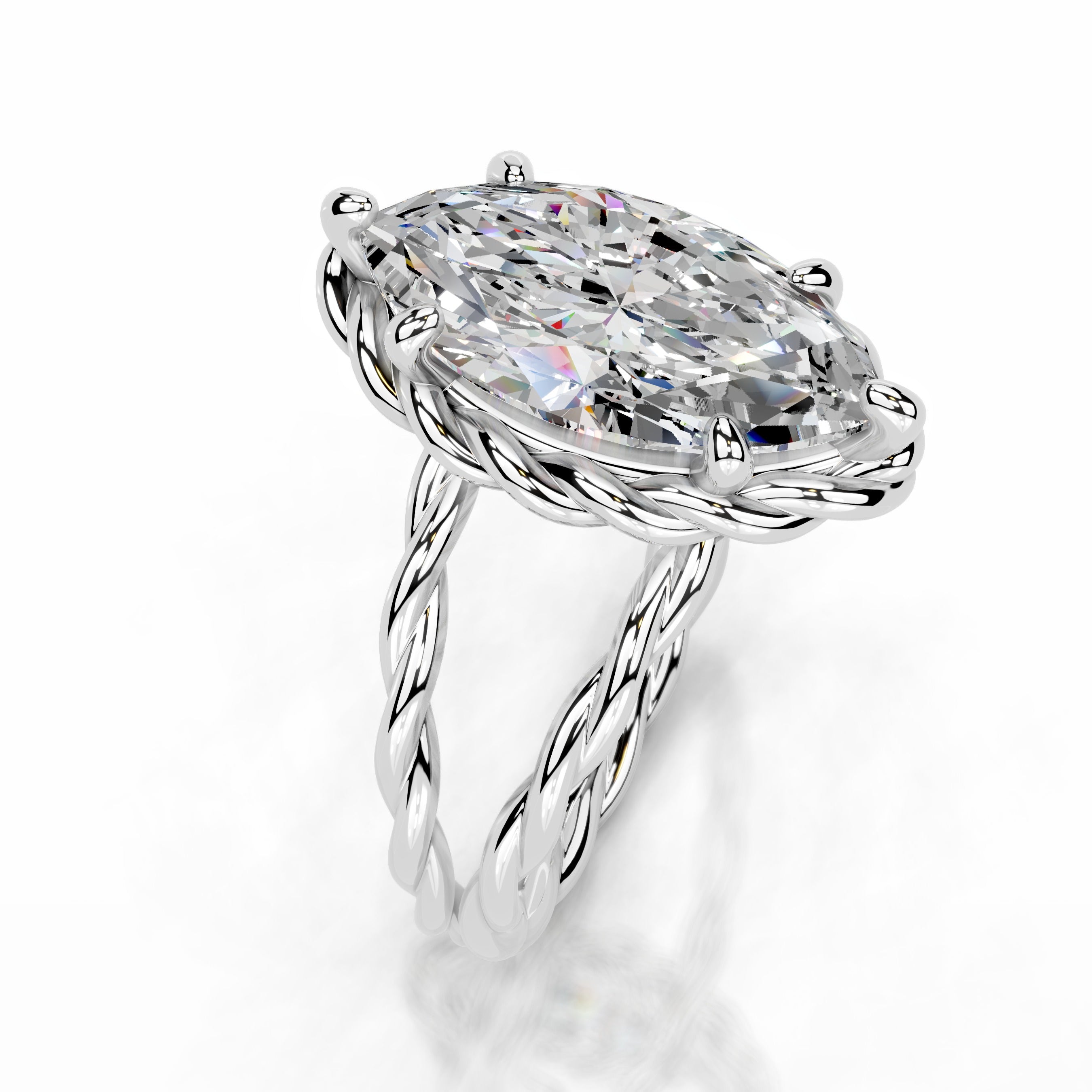 Yul Moissanite Ring - Platinum、mySite、hinf8tx79