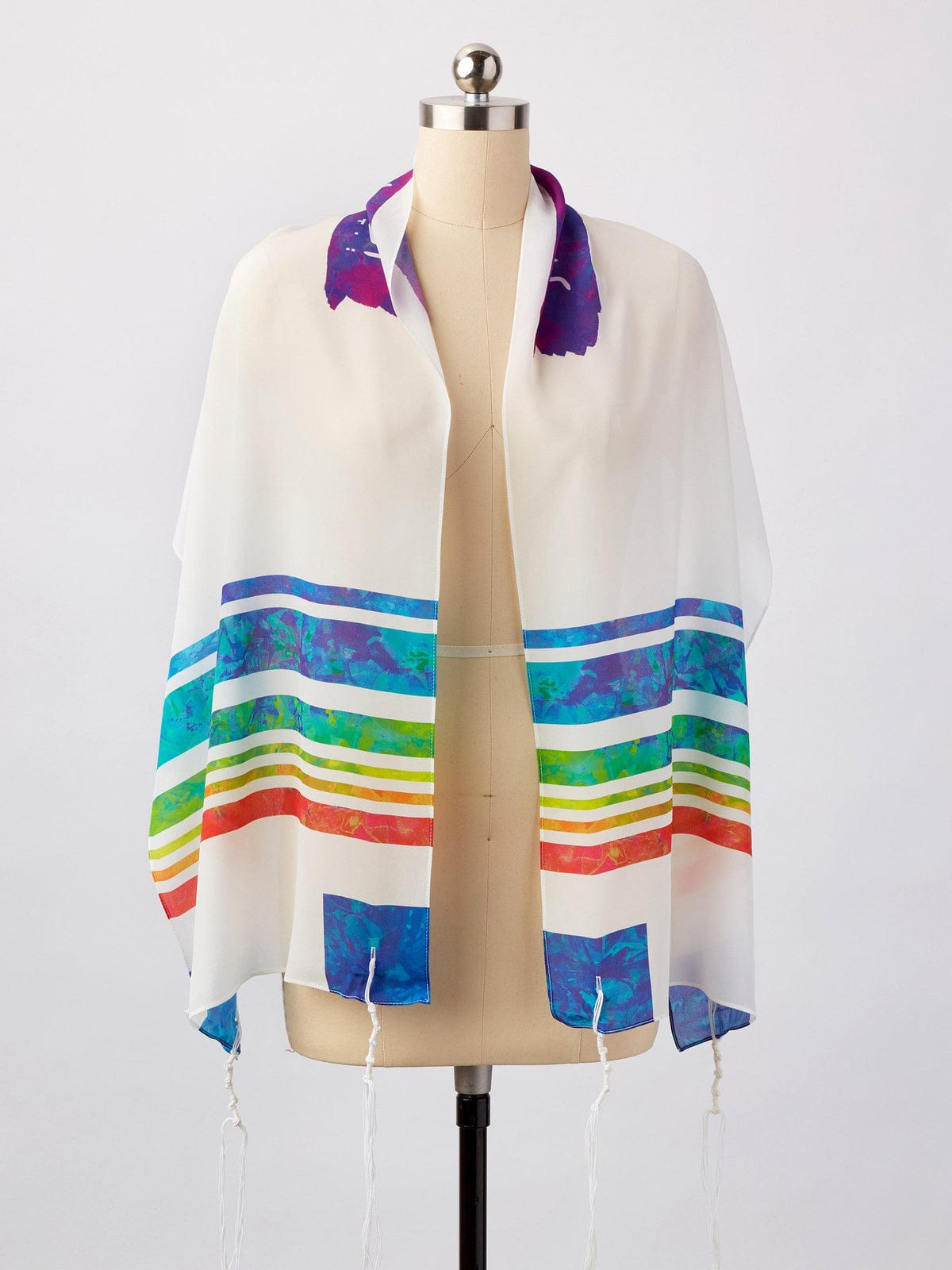 Rainbow Silk Tallit by Advah Designs、mySite、topwebapps