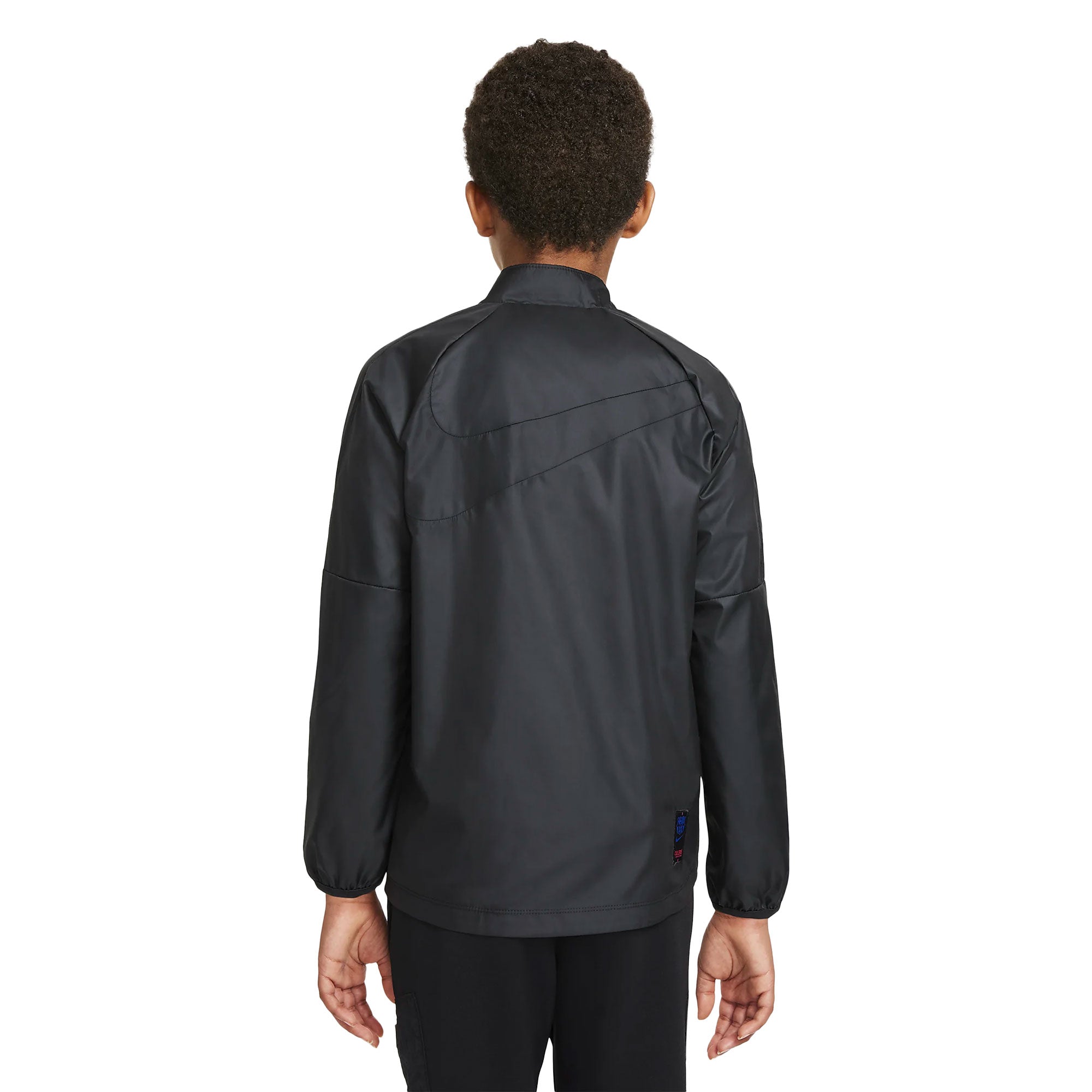 Nike Kids FC Barcelona 2021/22 Repel Academy AWF Jacket Black/Hyper Royal、mySite、bottomscart