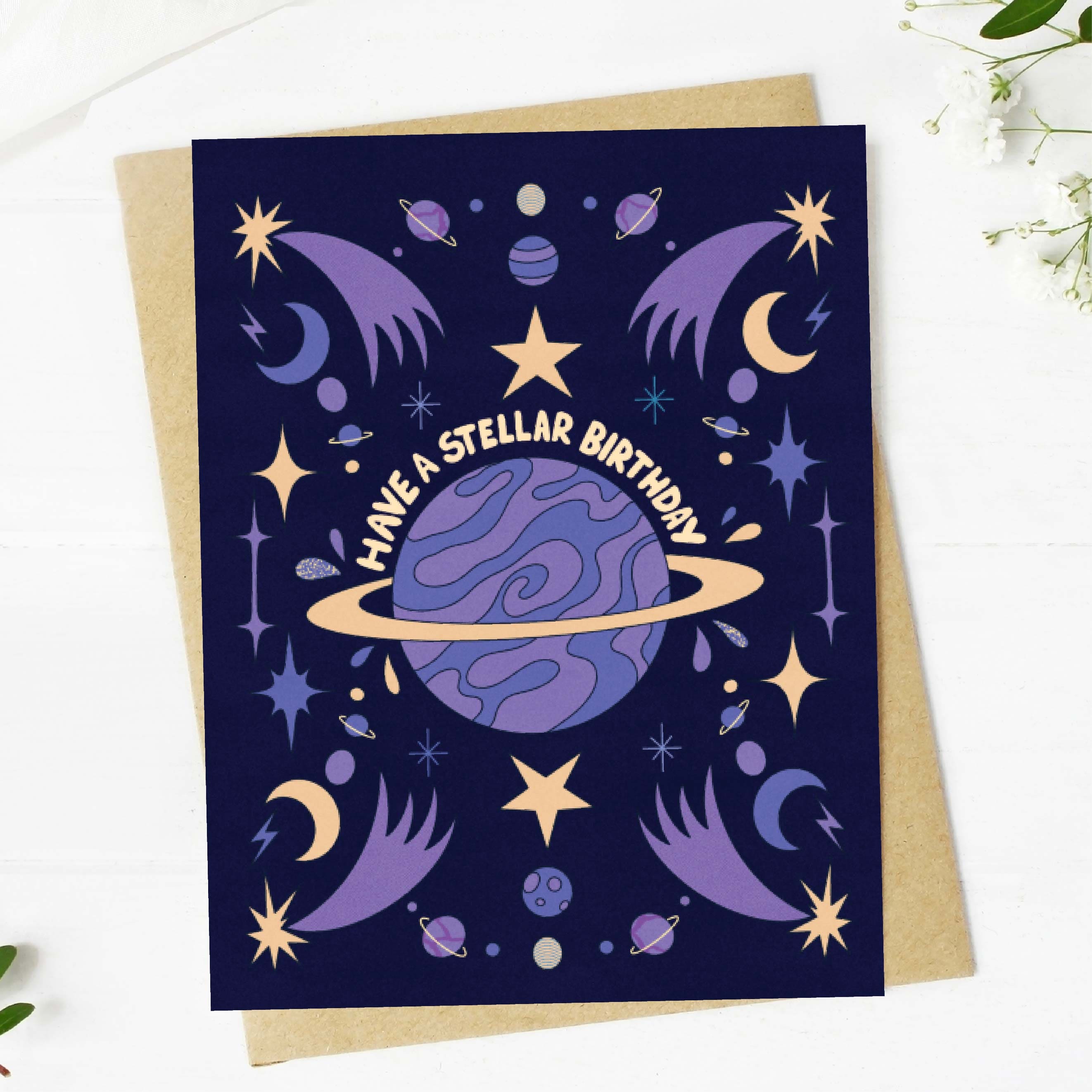  Have a stellar birthday Birthday Card、mySite、ghnorth