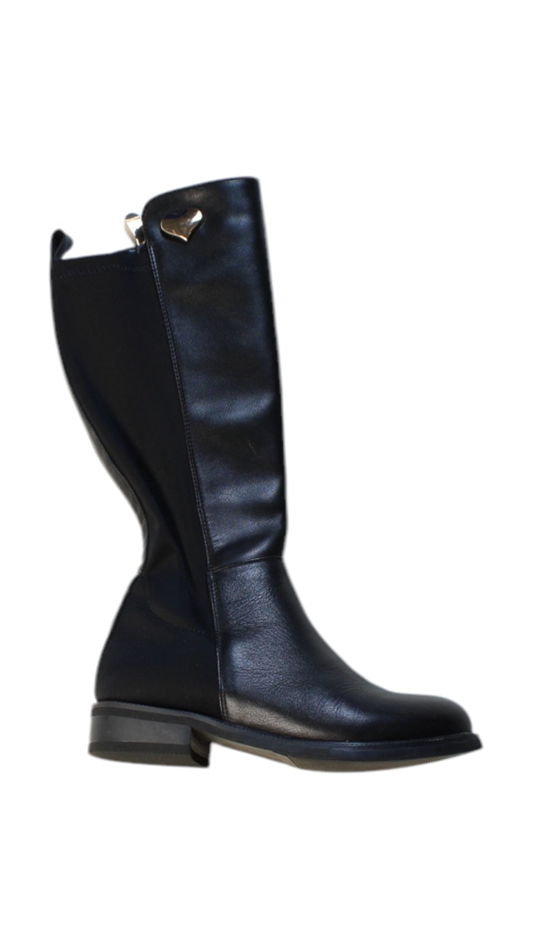 ELLE Leather Knee-High Boots EU31、mySite、g9winljtr