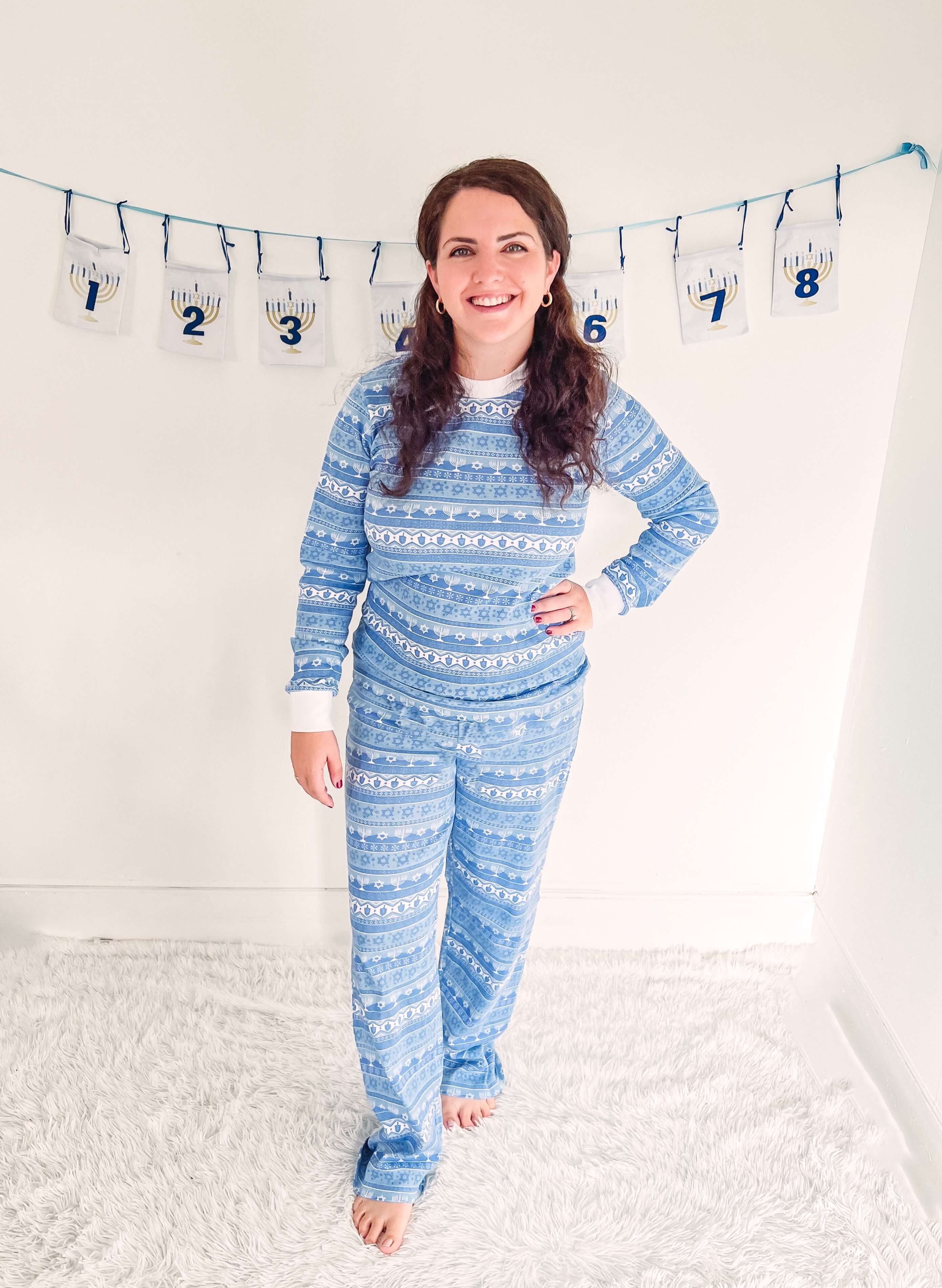 Hanukkah Fair Isle Pajamas - (Adults Unisex Sizes XS - XL)、mySite、topwebapps