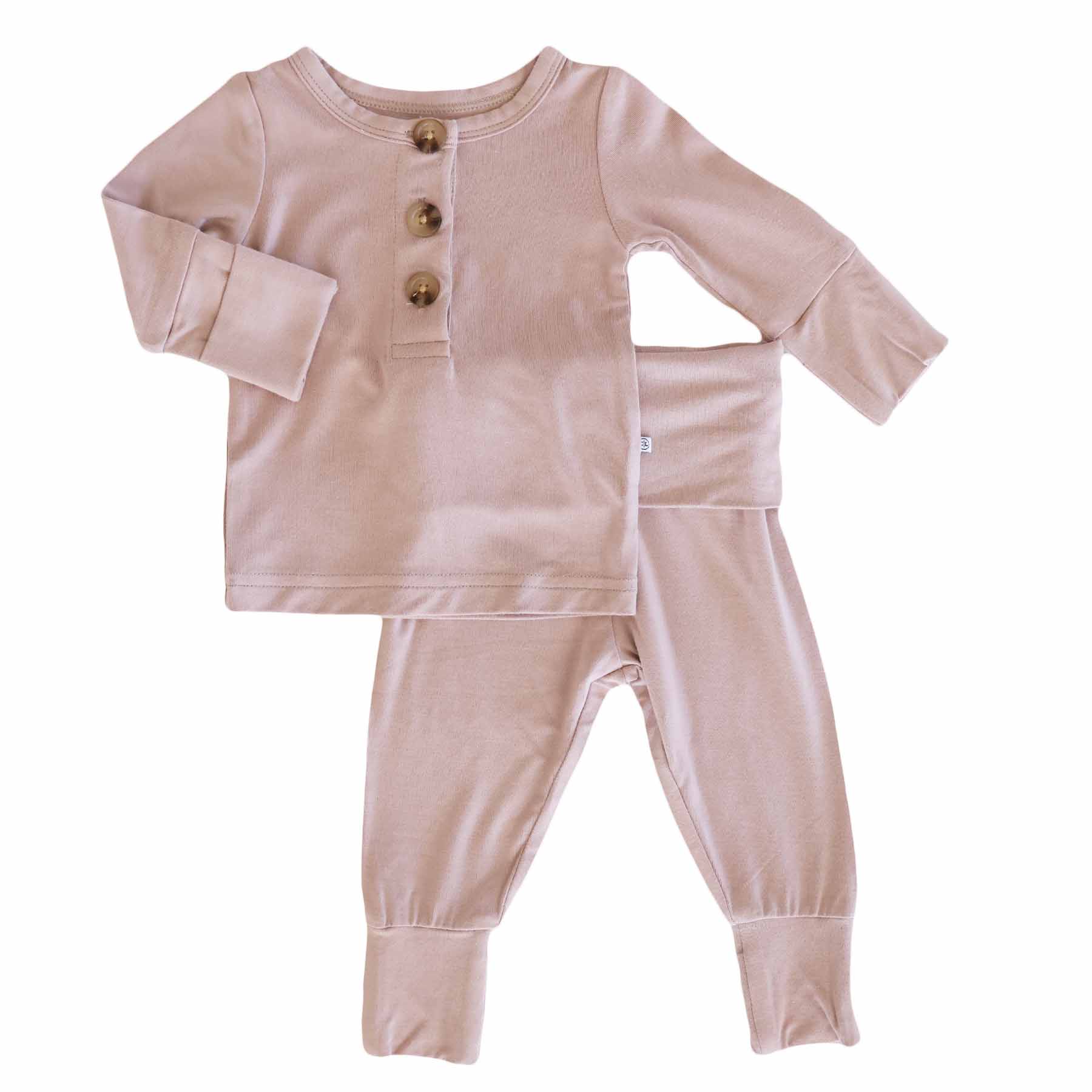  2pc Bamboo Button Top & Bottom | Mocha、mySite、layawaytickets